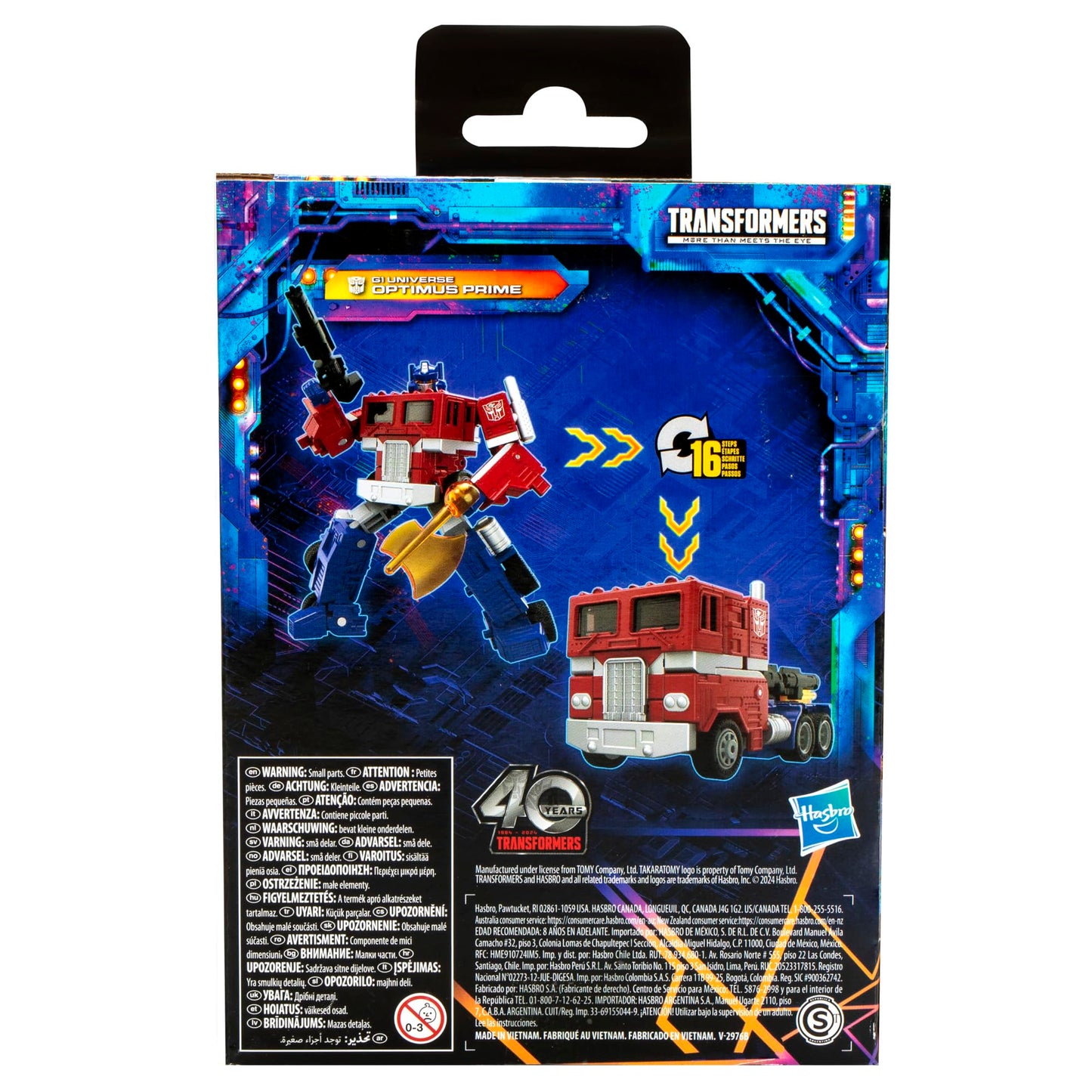 Transformers Legacy United Deluxe Class G1 Universe Optimus Prime, 5.5-inch Converting Action Figure, for Boys and Girls Ages 8+