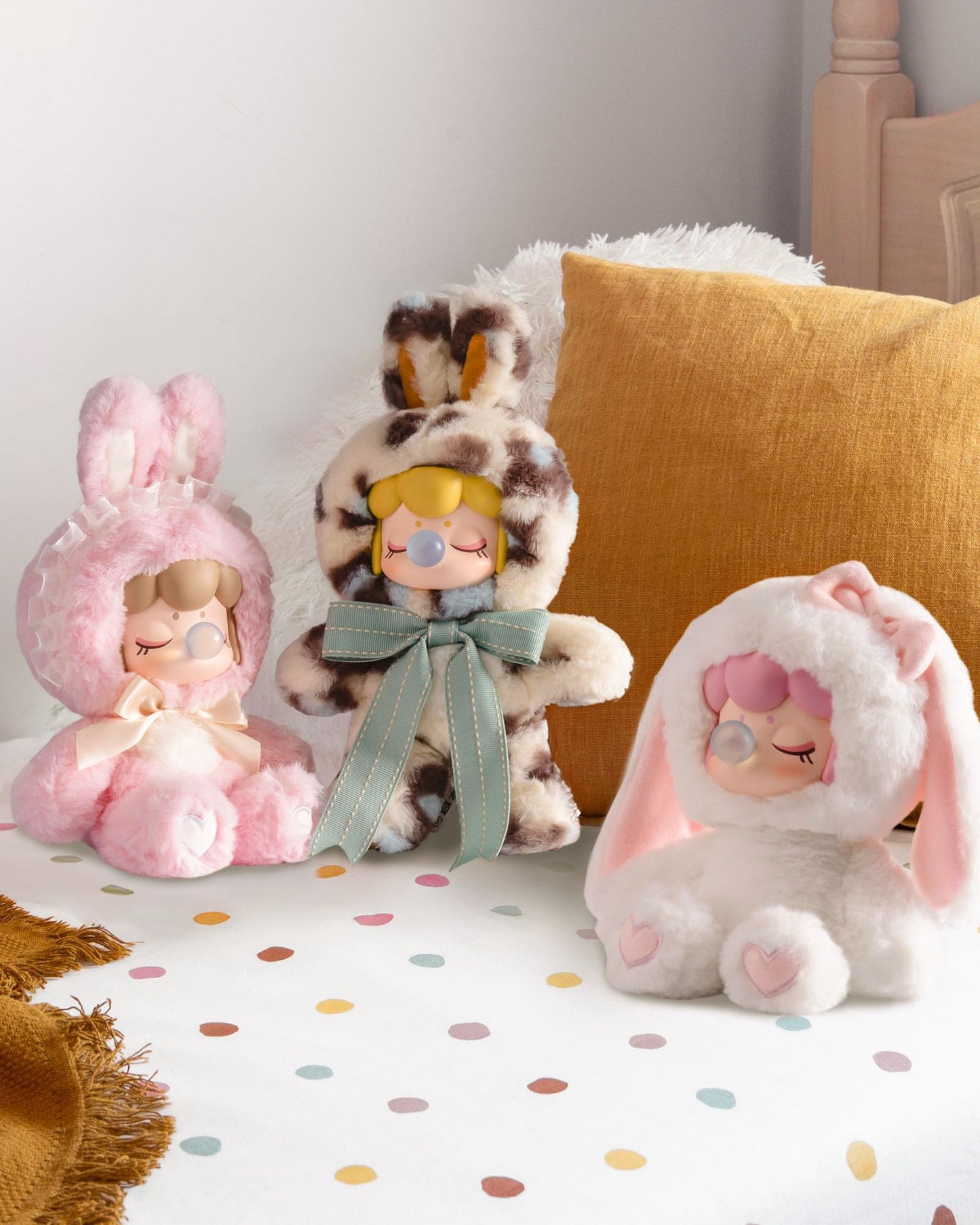 Rolife Nanci Bunny Stuffed Animal Plush Doll,8-11 Inches Cute Anime Blind Box Figures,Mystery Box Popular Soft Collectible Toy for Toddlers Baby Girls Women,Creative Christmas Birthday Gifts