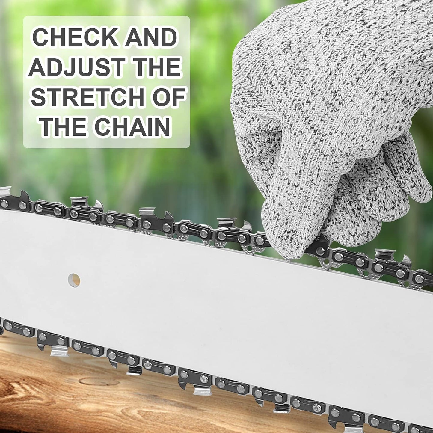 5Pack 16 Inch Chainsaw Chain 56 Drive Links 3/8" LP Pitch .050" Gauge Fits Echo, Homelite, Craftsman, McCulloch, Poulan, Ryobi, Greenworks and More