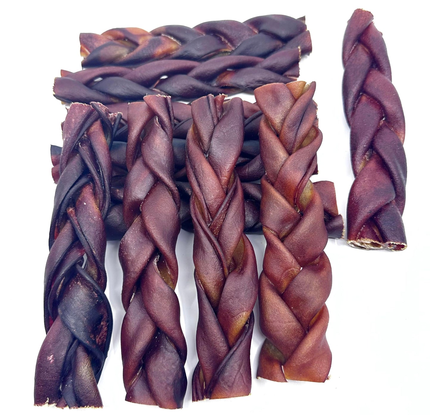 BULLY PALS - 6 inch Braided Beef Collagen Sticks for Small to Medium Dogs - Dog Dental Chew - 16 Pack - Odour Free, Rawhide Free, Long Lasting Alternative to Bully Sticks, All Natural, Protein Rich