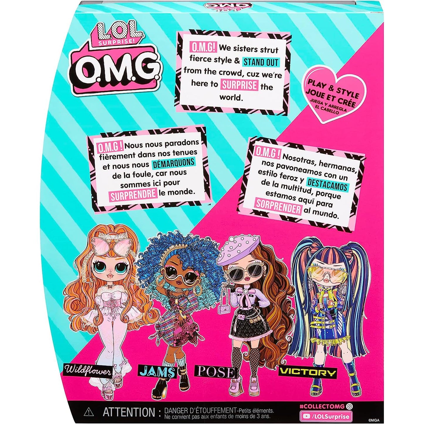 L.O.L. Surprise! LOL Surprise OMG Jams Fashion Doll with Multiple Surprises and Fabulous Accessories – Great Gift for Kids Ages 4+