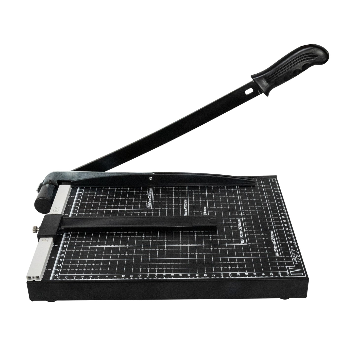 TEXALAN Precision Paper Cutter for A4/B5/A5/B6/B7, 10x13 inches, 70GSM Capacity, Metal Base Black