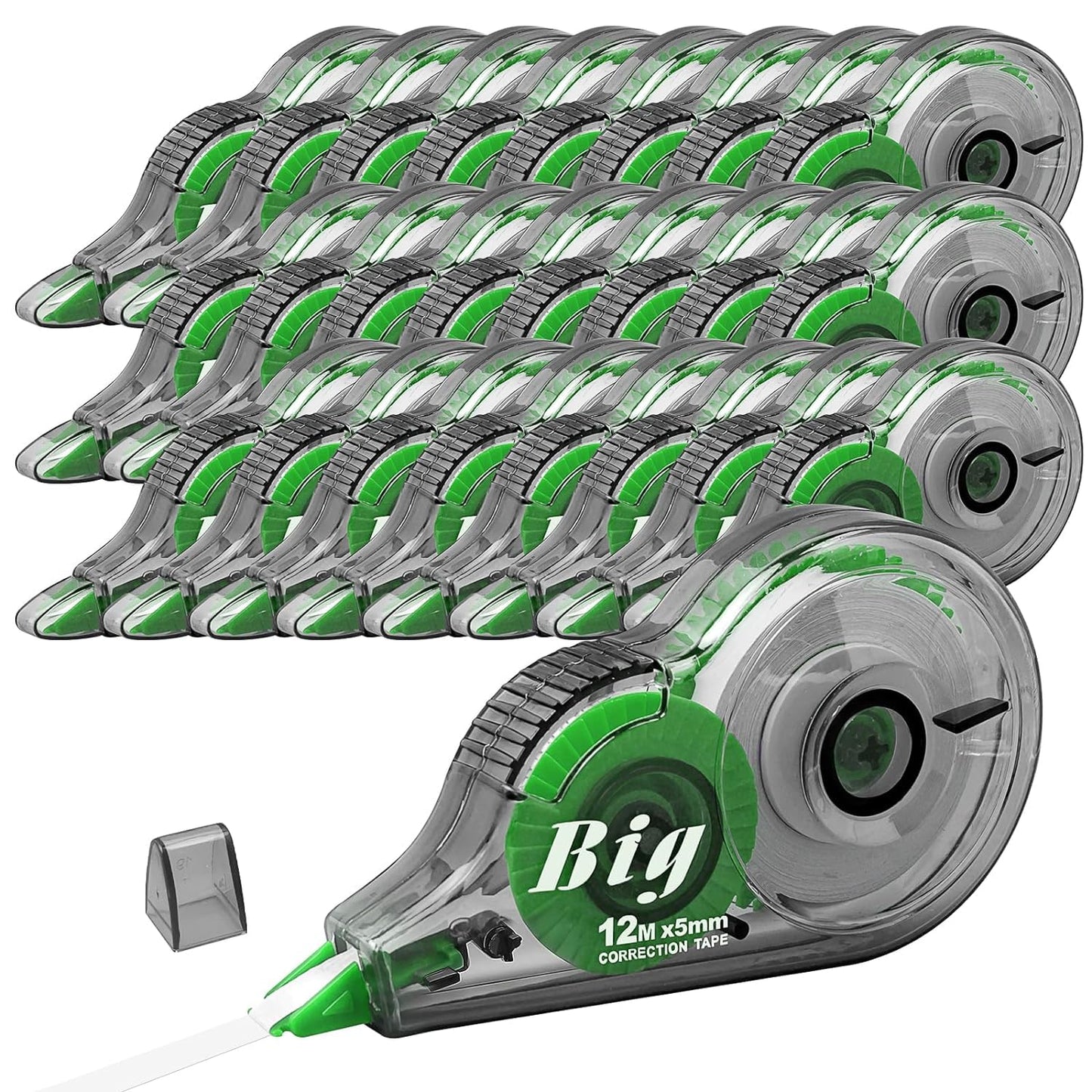 36 Pack Correction Tape Bulk, White Correctional Fluid Tapes, 39 Feet Each Wipe Out Easy Fast Eraser Correct Tape Roller for School Study Supplies Office Note Journal Scrapbooking