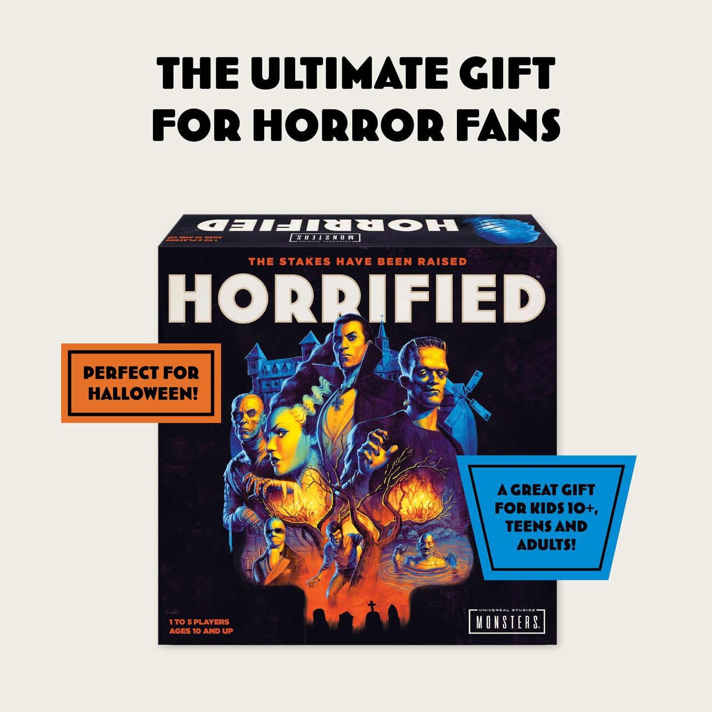 Ravensburger Horrified: Universal Monsters Strategy Board Game for Ages 10 & Up