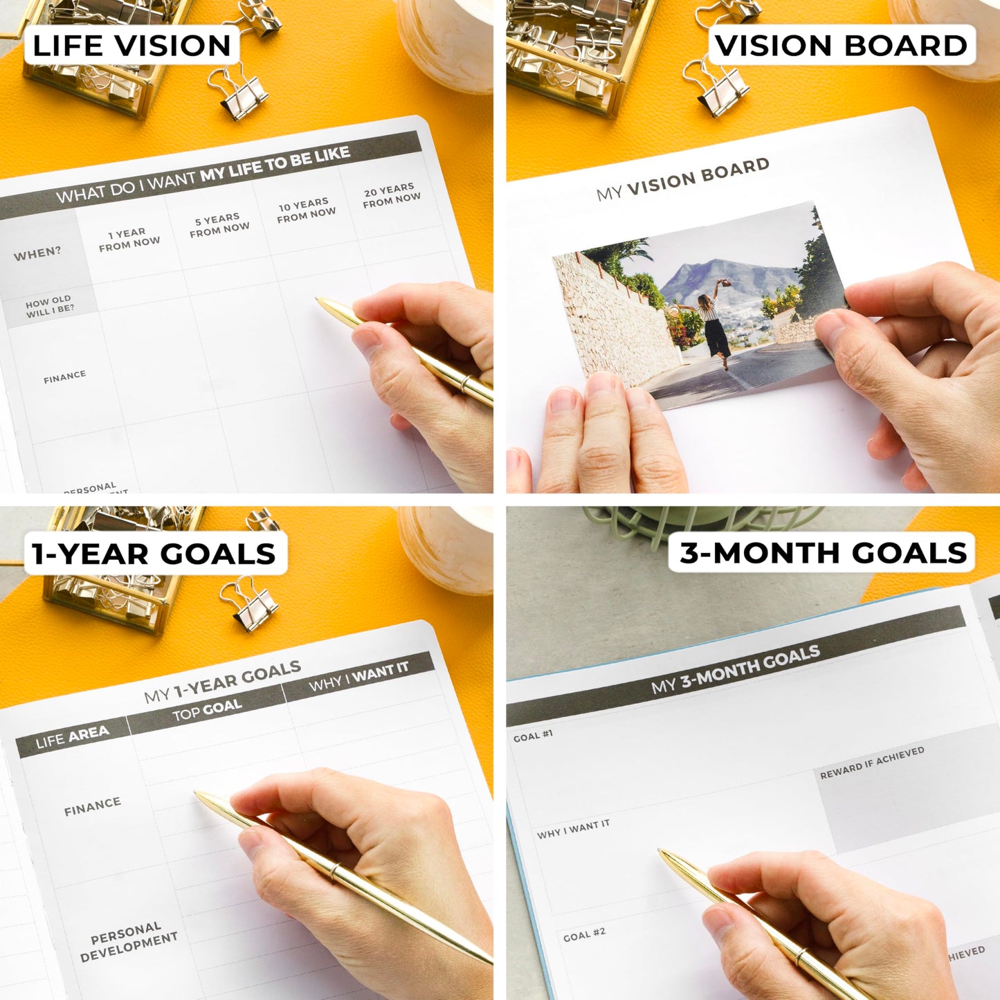 Clever Fox Planner PRO – Weekly & Monthly Life Planner to Increase Productivity, Time Management and Hit Your Goals – Organizer, Gratitude Journal – Undated – 8.5 x 11" – Lasts 1 Year (Periwinkle)