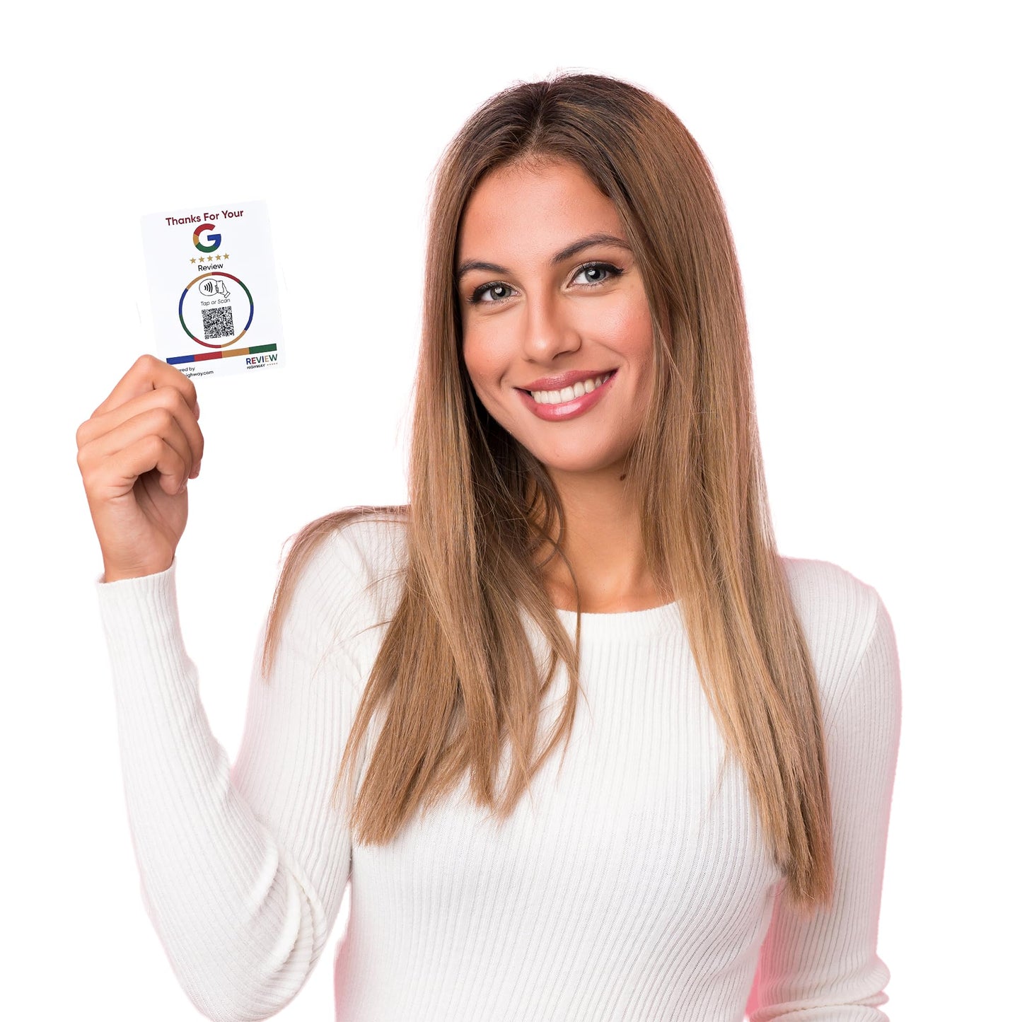 NFC Tap Card (5-Pack) by Review Highway – Canada Made - Compatible with Google Reviews - NFC Tap & QR Scan for Instant Reviews - iPhone/Android Compatible – Reusable & Lightning Fast