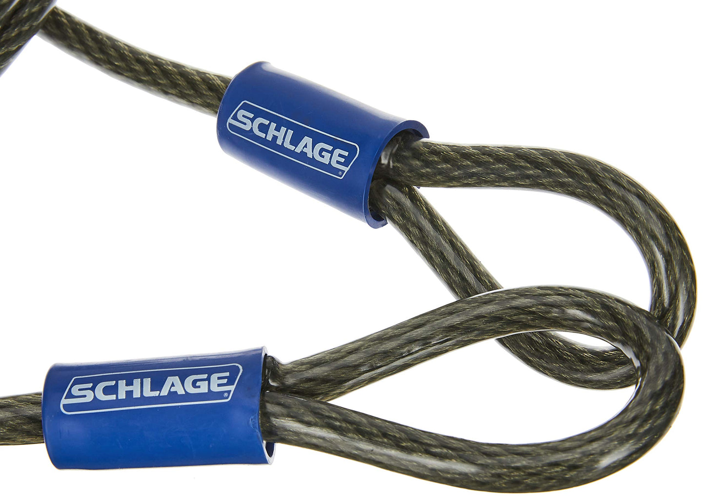 Schlage 999270 Flexible Steel Cable, 30-Foot by 0.375-Inch , Black