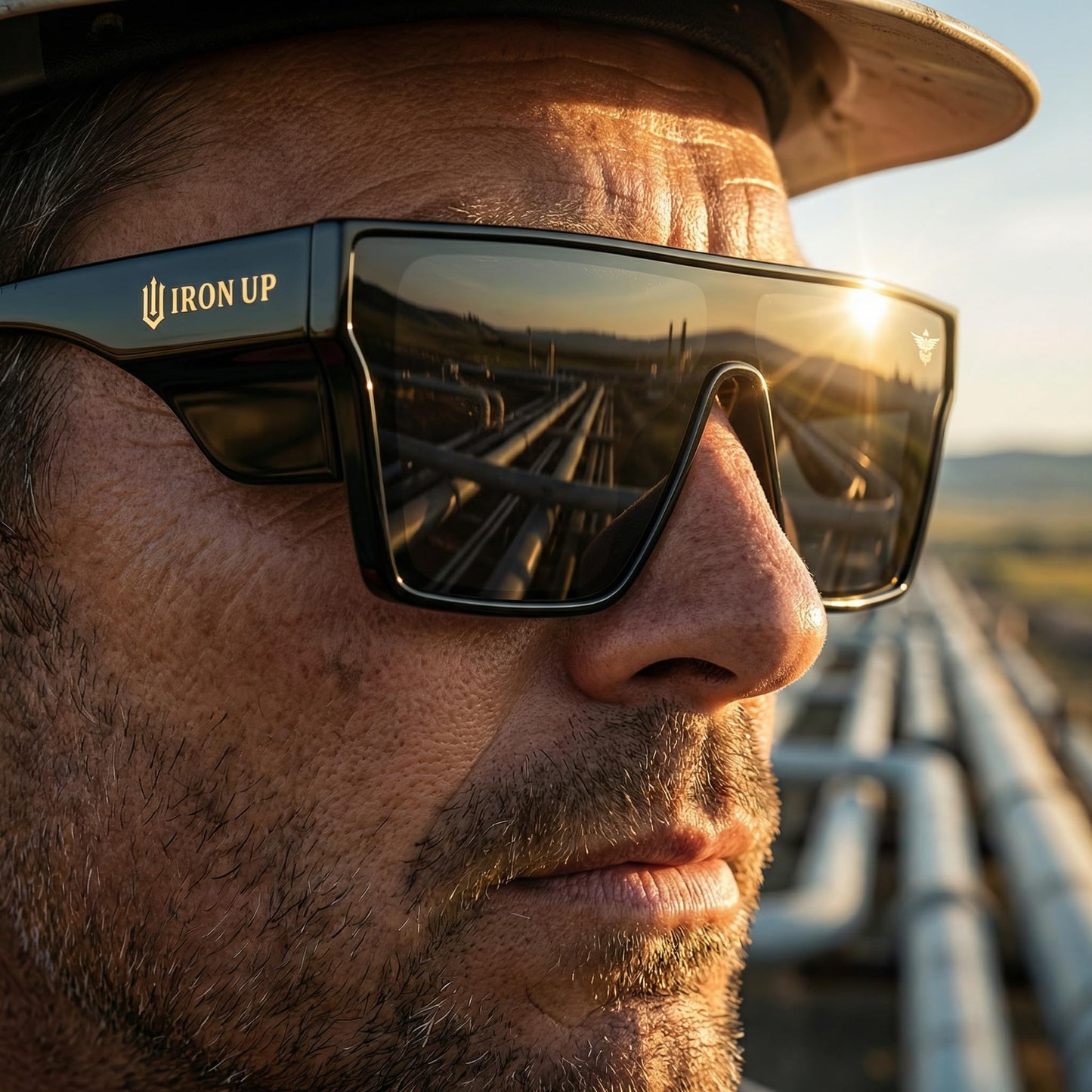 AK-47 Safety Glasses Black Frame (Black Lens)