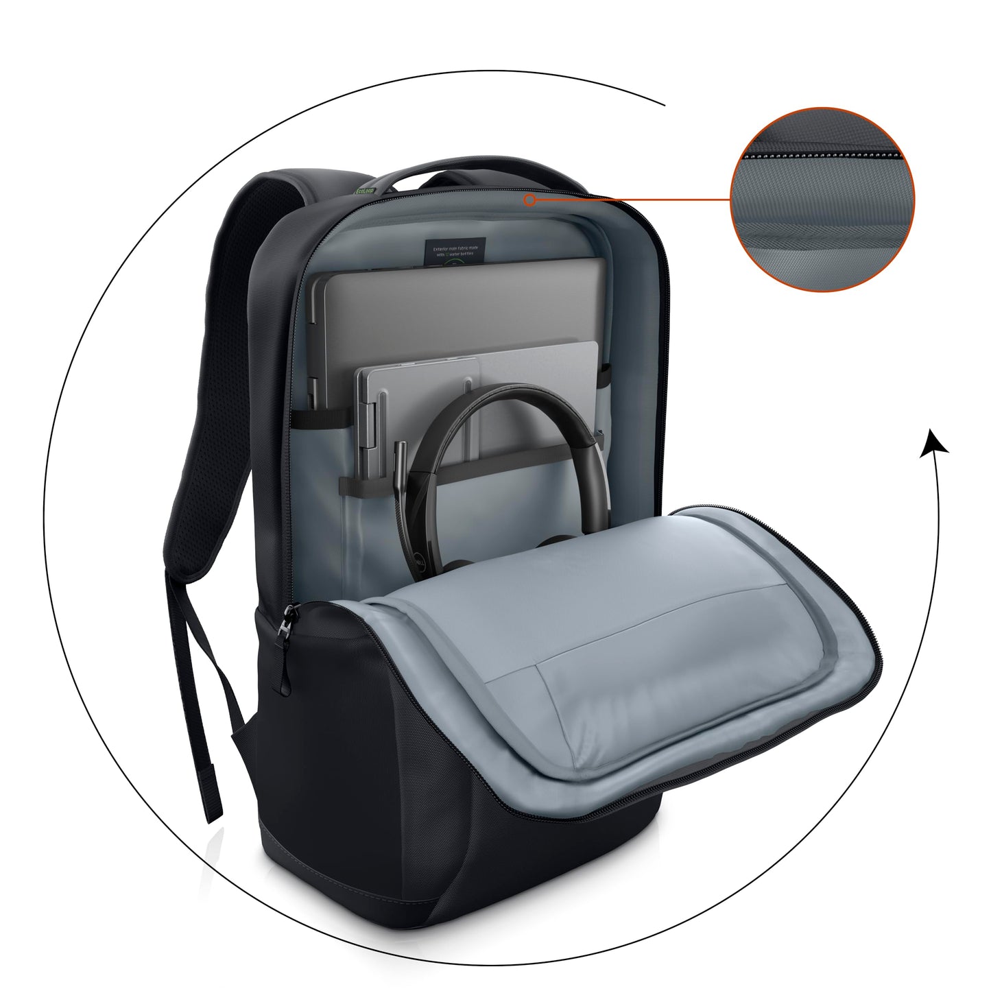 DELL EcoLoop Pro Slim Backpack 15 (CP5724S) - Notebook-Rucksack