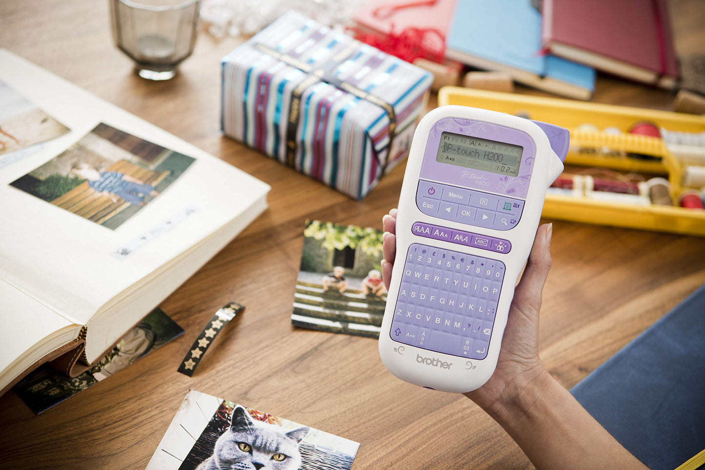 Brother PT-H200BP P-Touch Labeller, 4.09 X 7.8 X 11.26 inch