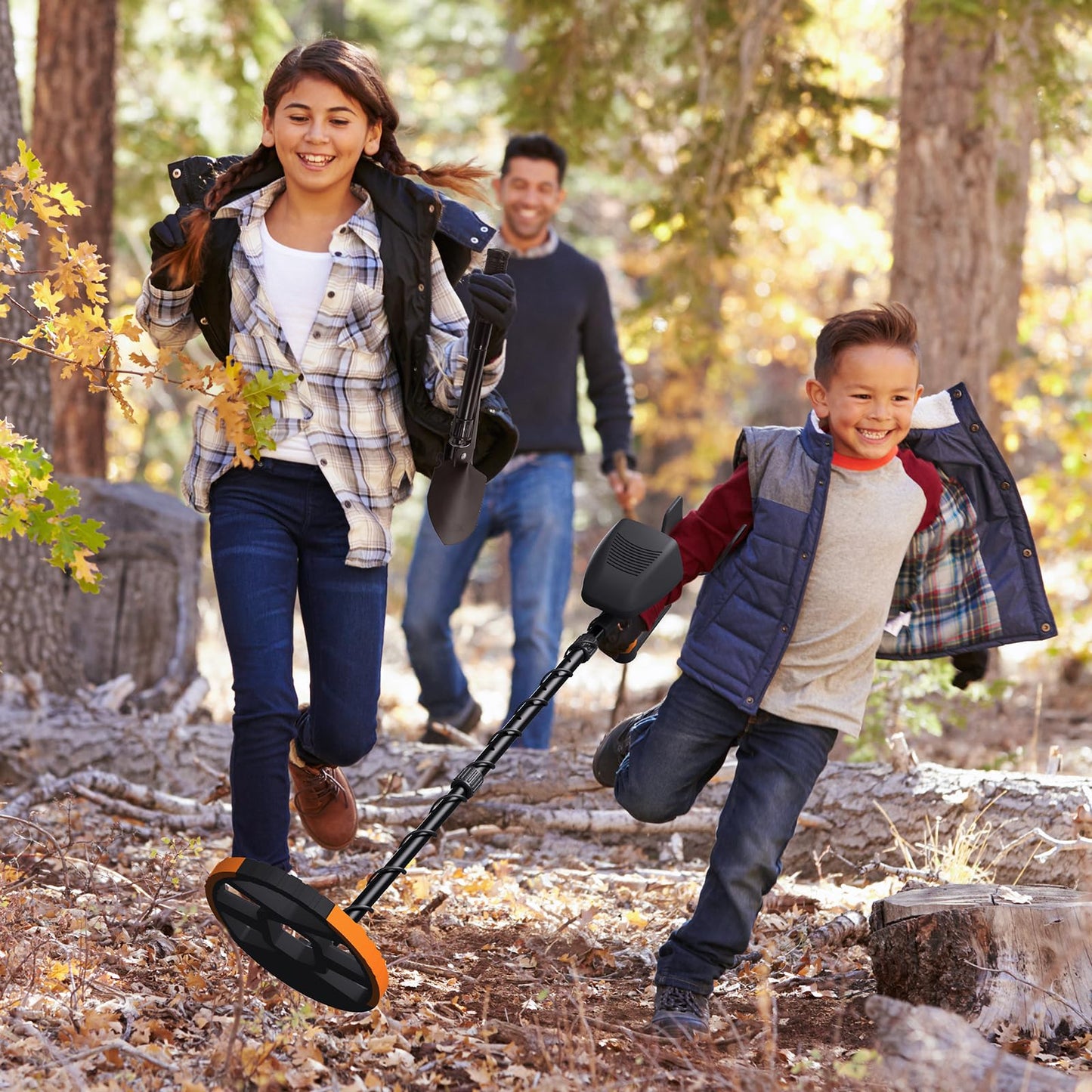 Metal Detector for Adults & Kids, GoGonova Kids Metal Detector, Waterproof Metal Detectors with High Accuracy Lightweight Search Coil, All Metal & Disc Modes for Junior & Youth Gold Detector