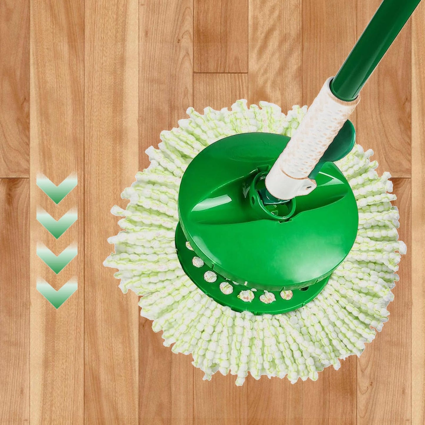 6 Pack 14" Spin Mop Replacement Head for Libman Tornado Spin Mop System, Microfiber Round Spin Mop Refills for Libman Mop Head Replacement