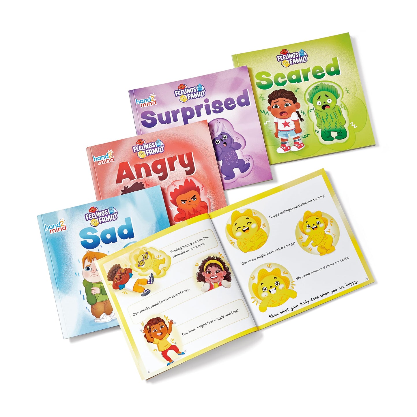 hand2mind Feelings Family Core Feelings Book Set
