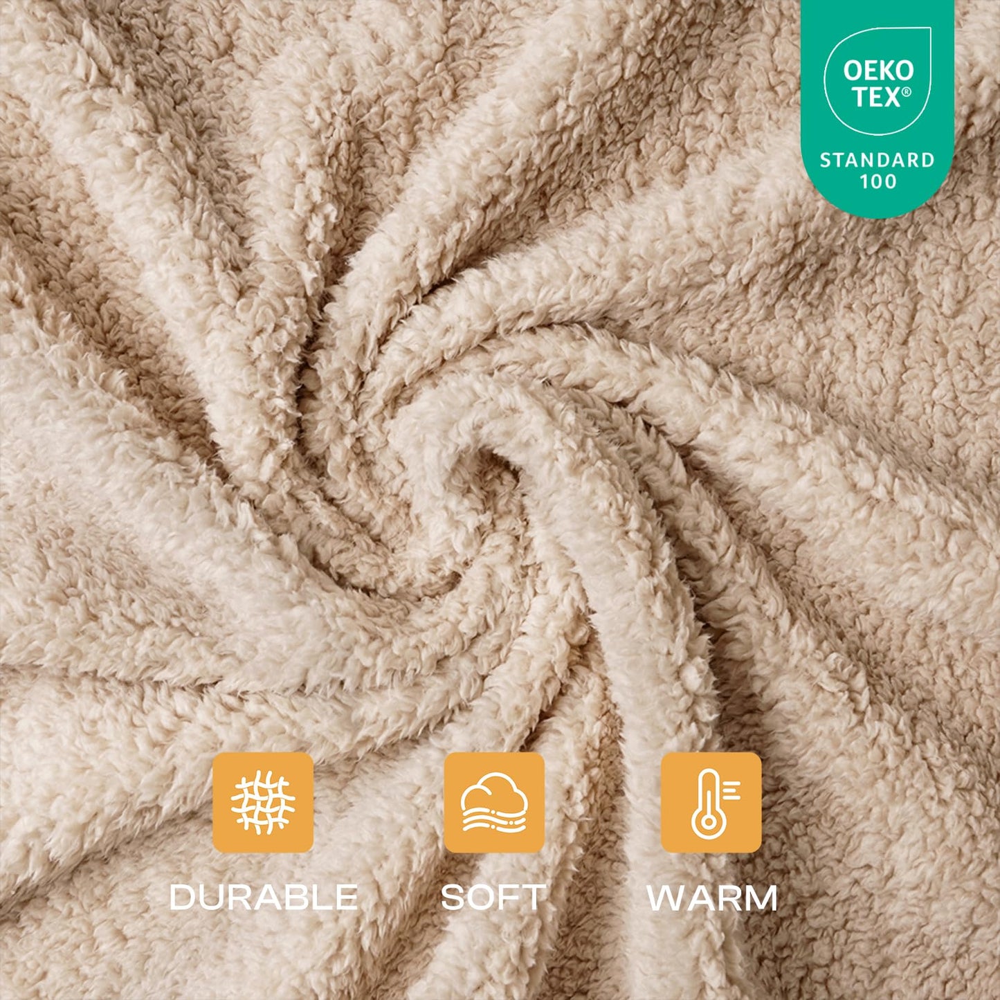 Luciphia 1 Pack 3 Blankets Fluffy Premium Fleece Pet Blanket Soft Sherpa Throw for Dog Puppy Cat Beige Medium(30 * 20")