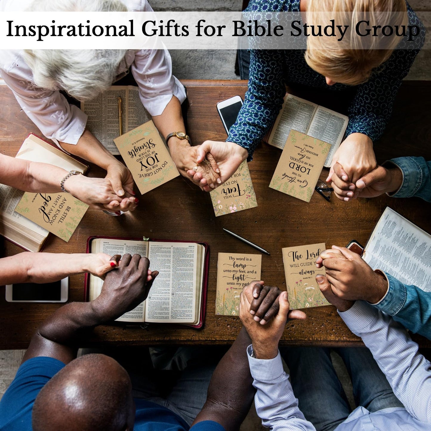 Ctosree 100 Pcs Father's Day Bible Verse Prayer Journal Notebook Christian Notepads Gifts for Men Women Mini Inspirational Religious Note Pads for Church Favors Sunday School Teacher 3.15 x 5 Inch