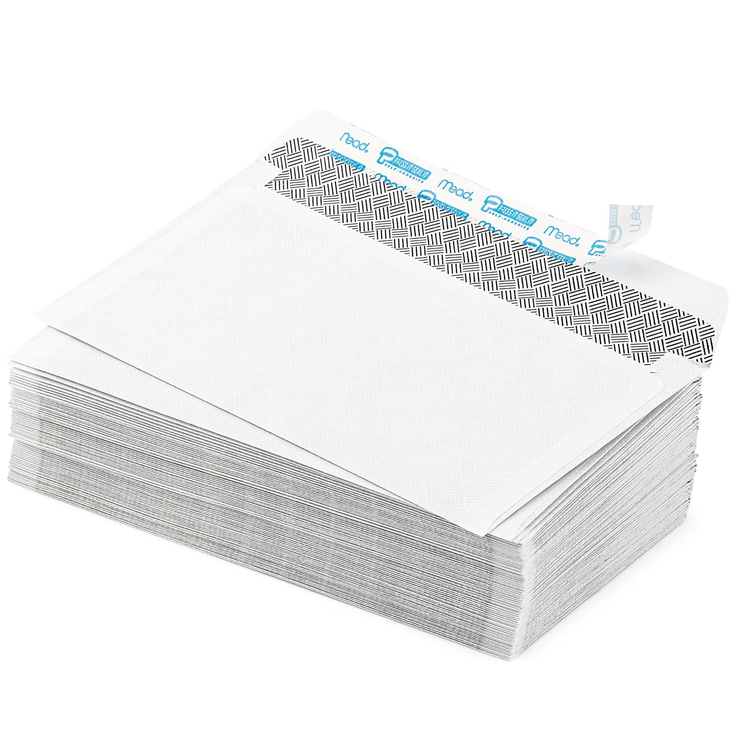 Mead #6-3/4 Envelopes, 3-5/8" x 6-1/2", Security Printed Lining for Privacy, Press-It Seal-It Self Adhesive Closure, White All-Purpose 20-lb Paper Mailing Envelopes, 500 Count (742021)