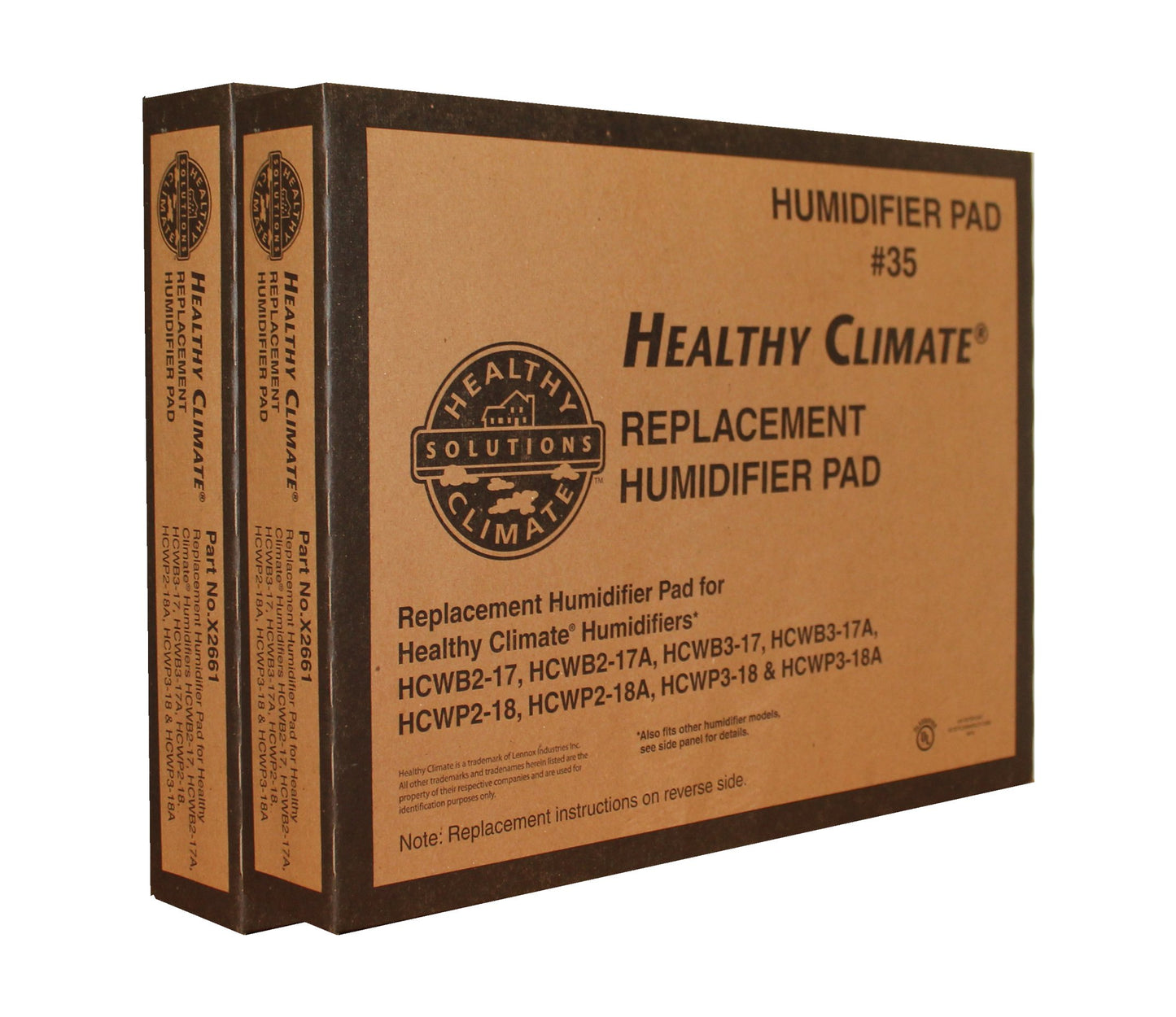 Lennox Healthy Climate Humidifier Pad # 35 Part No. X2661 Case of 2