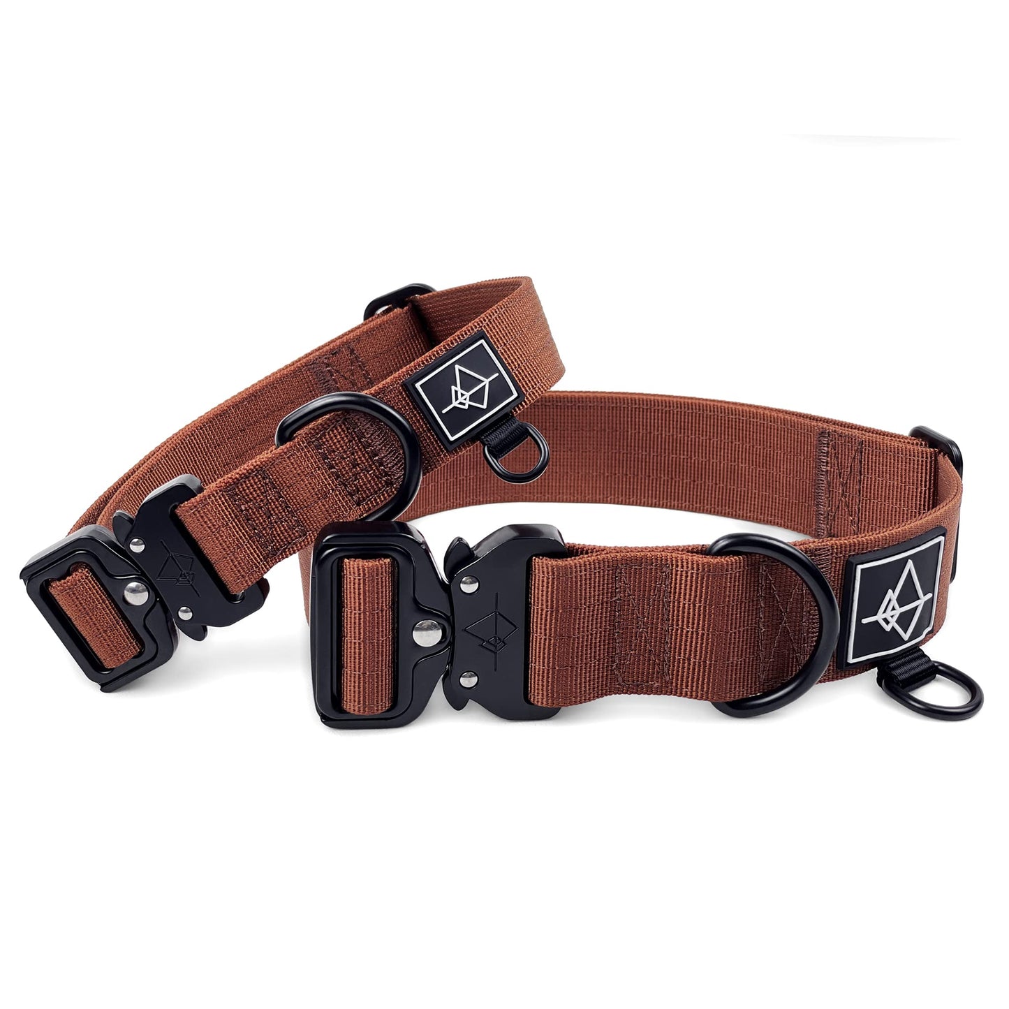 Made to ROAM Premium Dog Collar - Adjustable Heavy Duty Nylon Collar with Quick-Release Metal Buckle (Arizona Heartbeat, Classic Size 4)