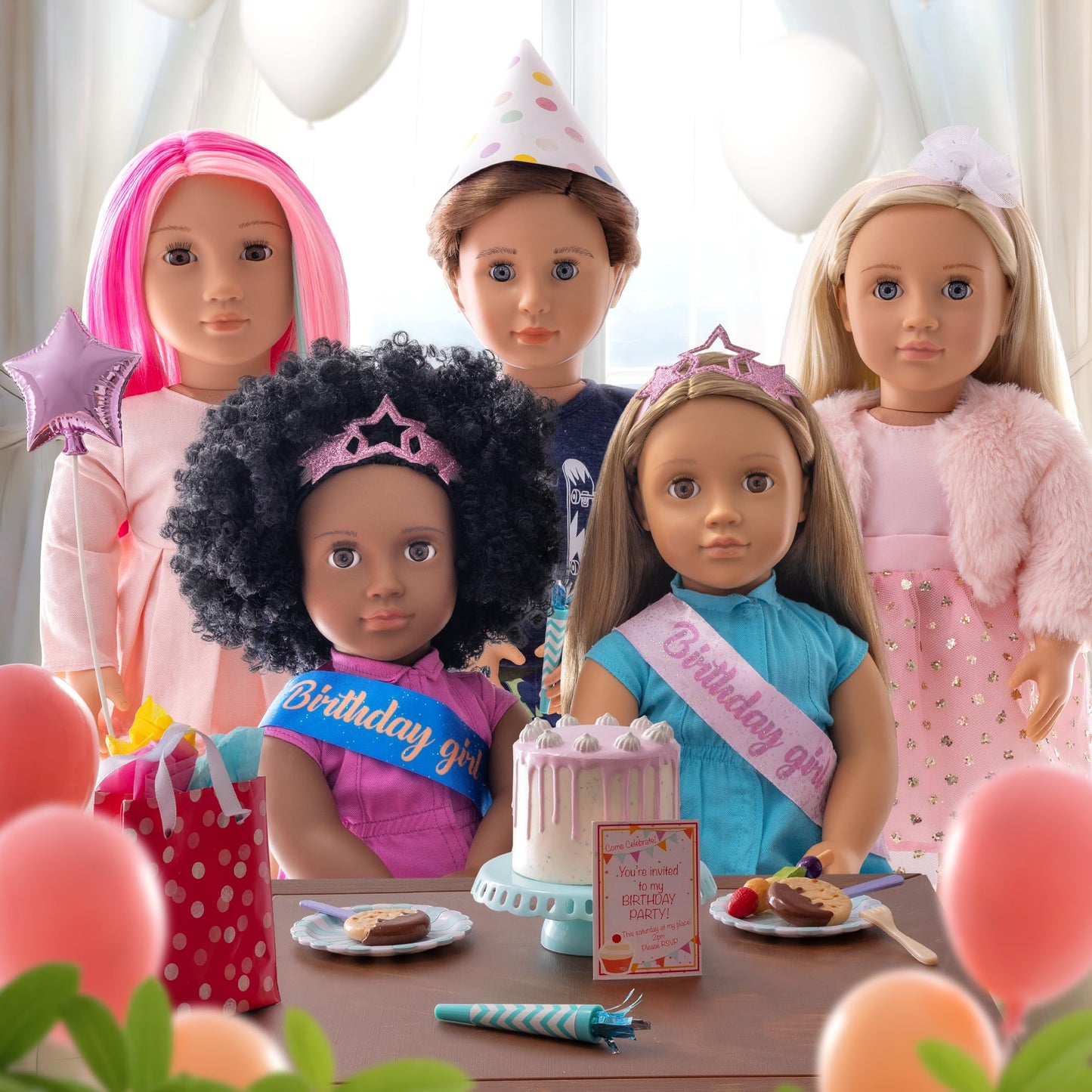 Our Generation – 18-inch Doll – Blonde Hair & Brown Eyes – Birthday Party Accessories – Pretend Play – Toys For Kids Ages 3 And Up – Anita