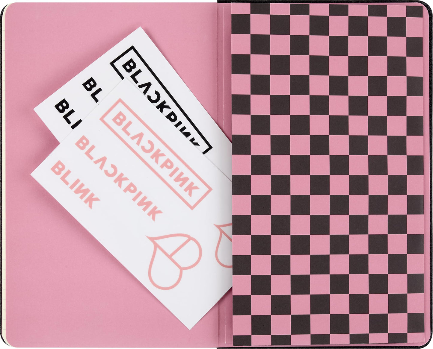 Moleskine x BLACKPINK Limited Edition Notebook, Hard Cover, Large (5" x 8.25") Ruled/Lined, Black, 240 Pages