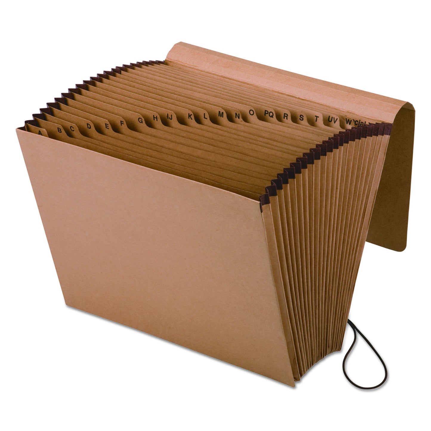 Pendaflex Essentials Kraft Expanding Alphabetic Files, 21 Pockets, Letter 1/Each , Brown