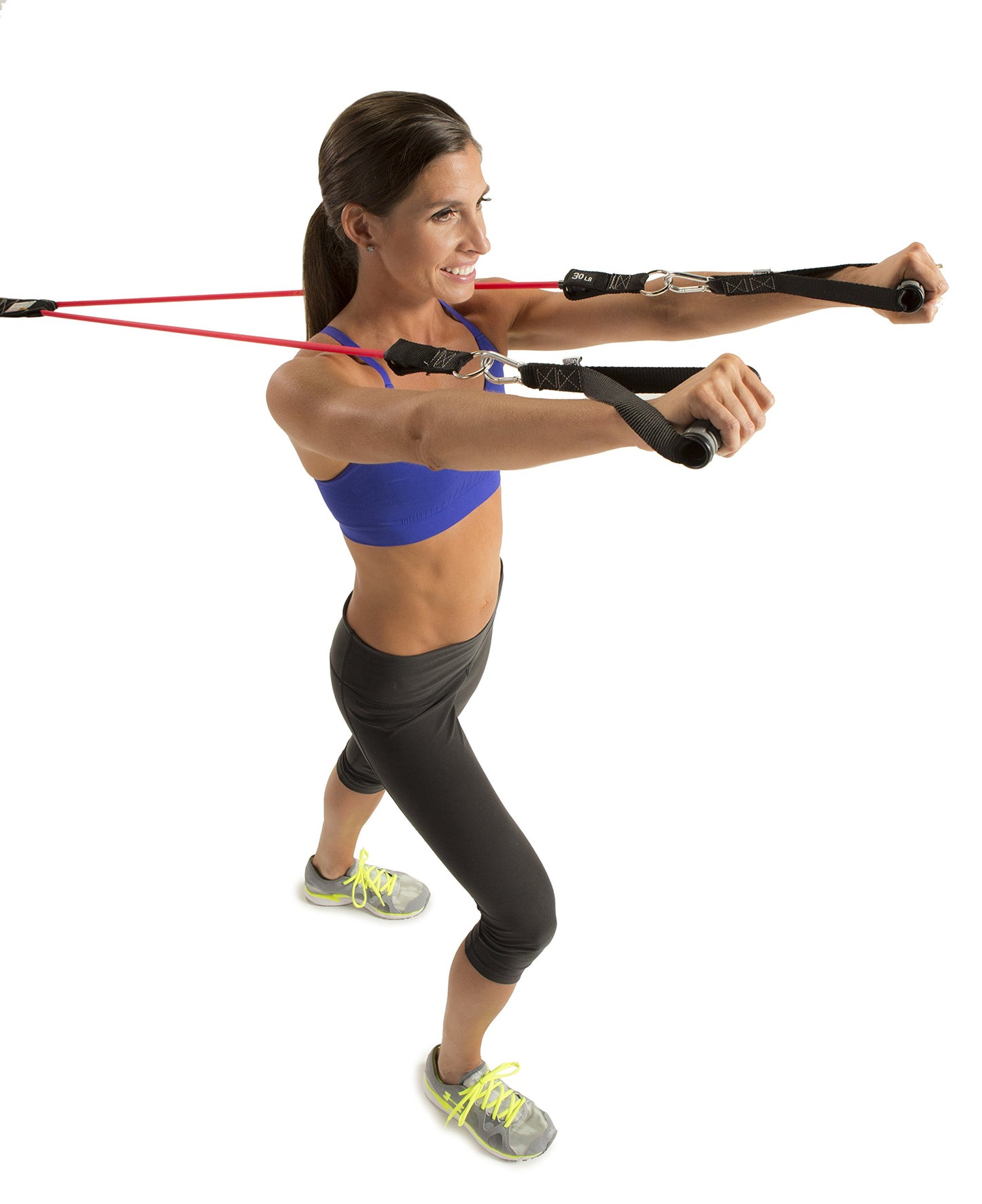 GoFit Ultimate ProGym – at Home Resistance Band Training – Portable Workout Set