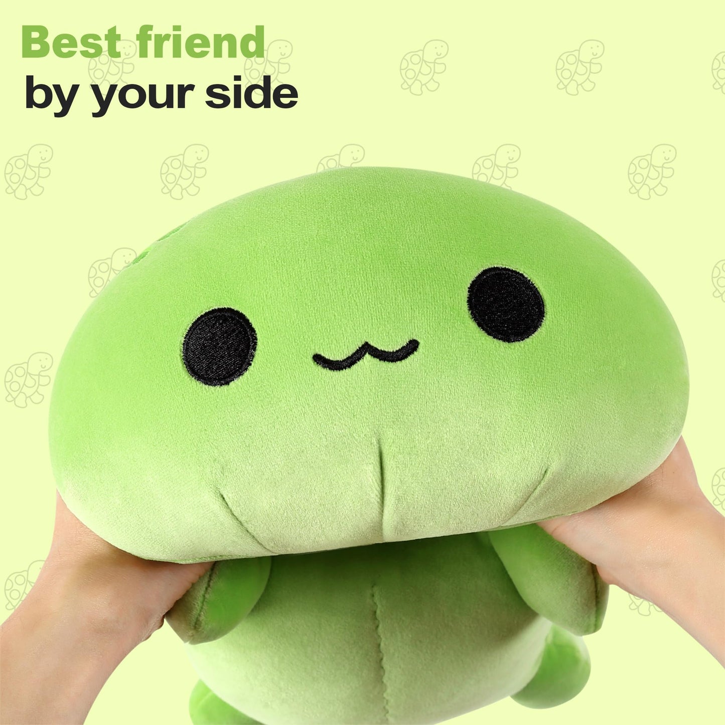 Onsoyours Cute Turtle Plush, Soft Stuffed Animal Salamander Plush Pillow, Tortoise Kawaii Plushie Toy for Kids (Turtle, 13")