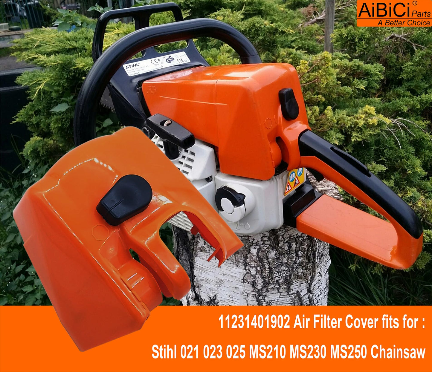Rear Handle Top Shroud with Air Filter Cover kit for Stihl MS210 MS230 MS250 Chainsaw