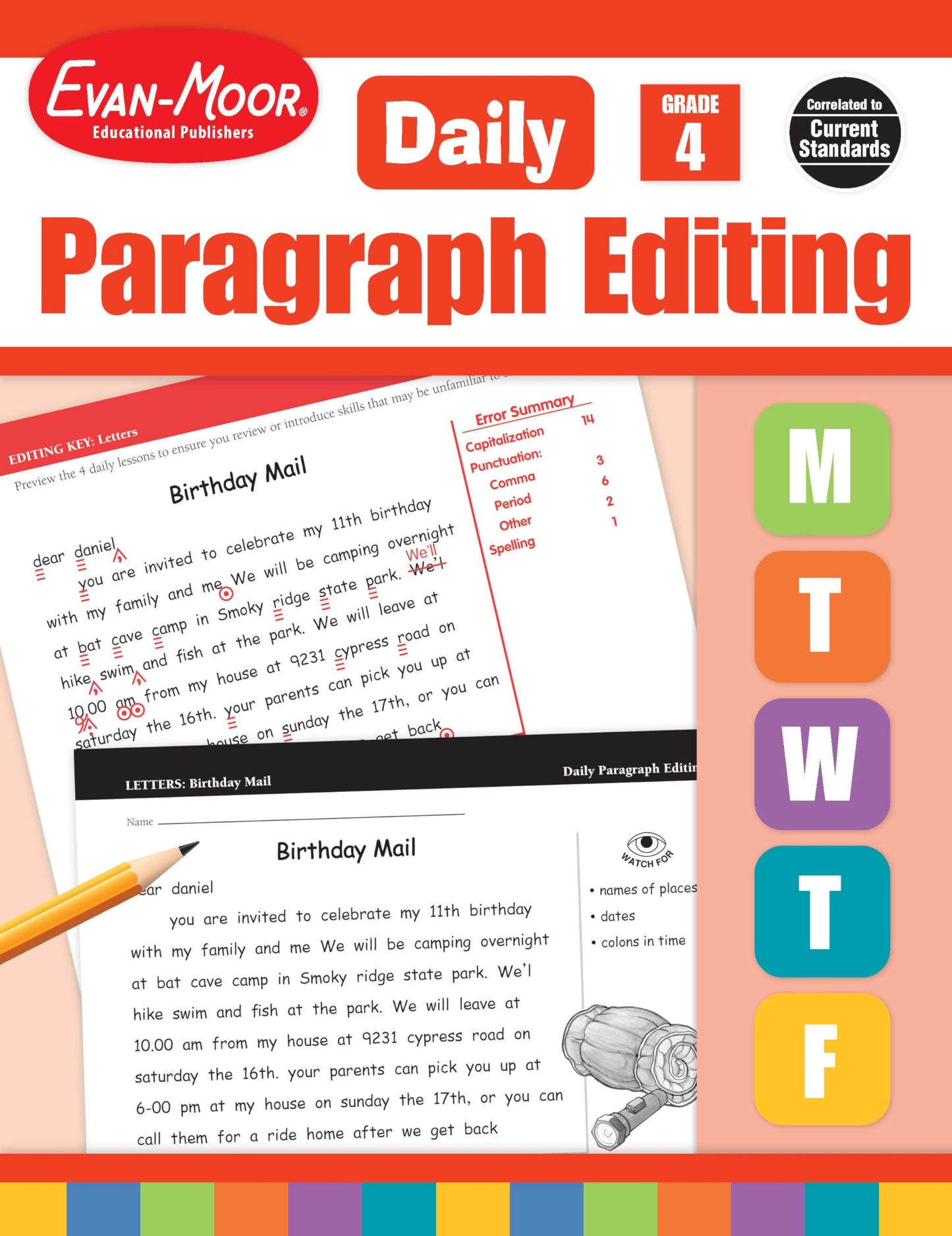 Evan-Moor Daily Paragraph Editing, Grade 4 Teacher Edition
