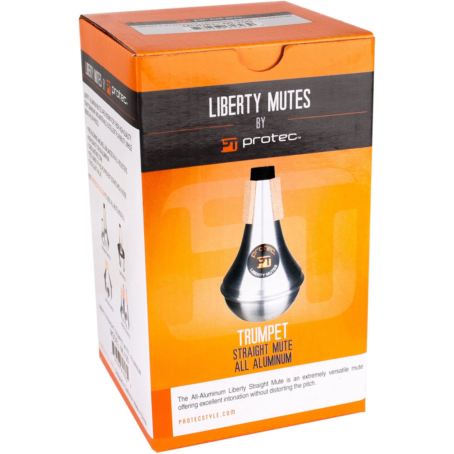 Protec Straight Aluminum Trumpet Liberty Mute