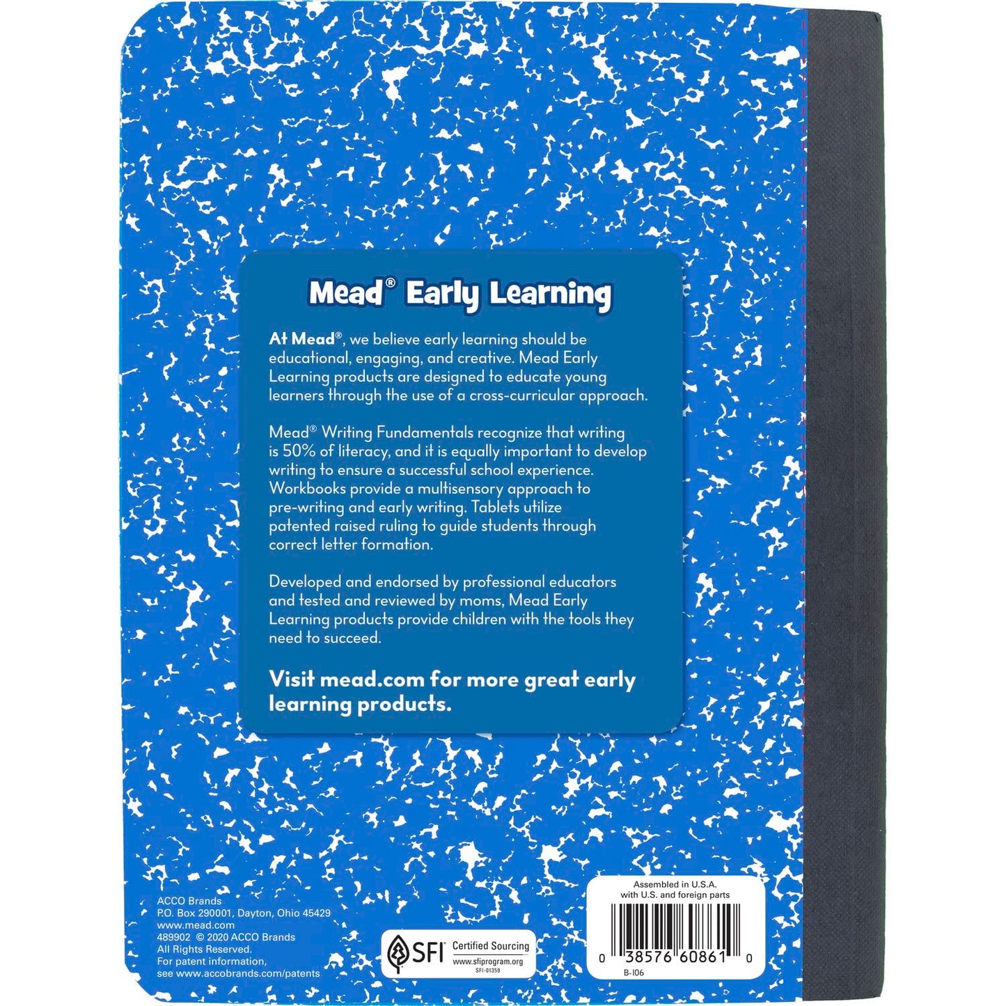 Mead Primary Composition Book, 12 Pack, Primary Ruled Journal, Grades K-2, 7-1/2" x 9-3/4", 100 Sheets per Comp Book, Assorted Colors (610054-ECM)