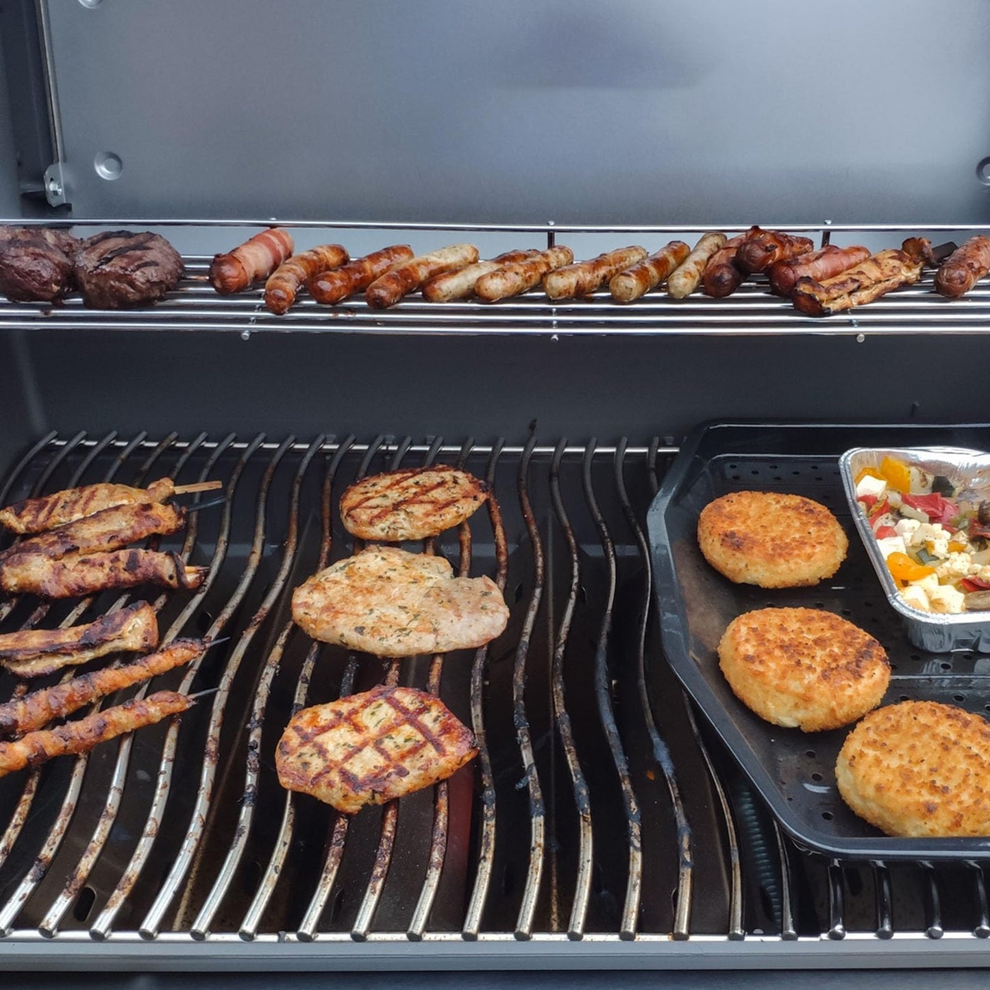 BQMAX Replacemrnt Parts for Napoleon Grill Rogue Series and Prestige 500, 7-Pack Heat Plates & 4-Pack Tube Burners, Stainless Steel Heat Sheild Plate, Heat Tents, BBQ Grill Burner