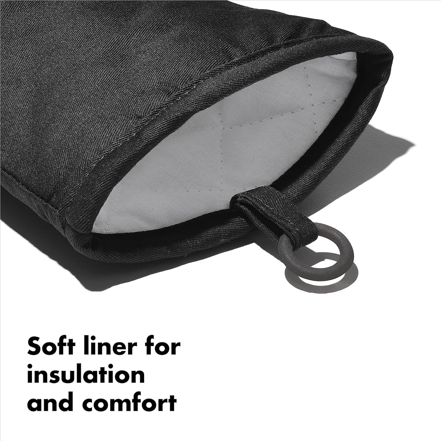 OXO Good Grips Silicone Oven Mitt - Black, Pack of 2