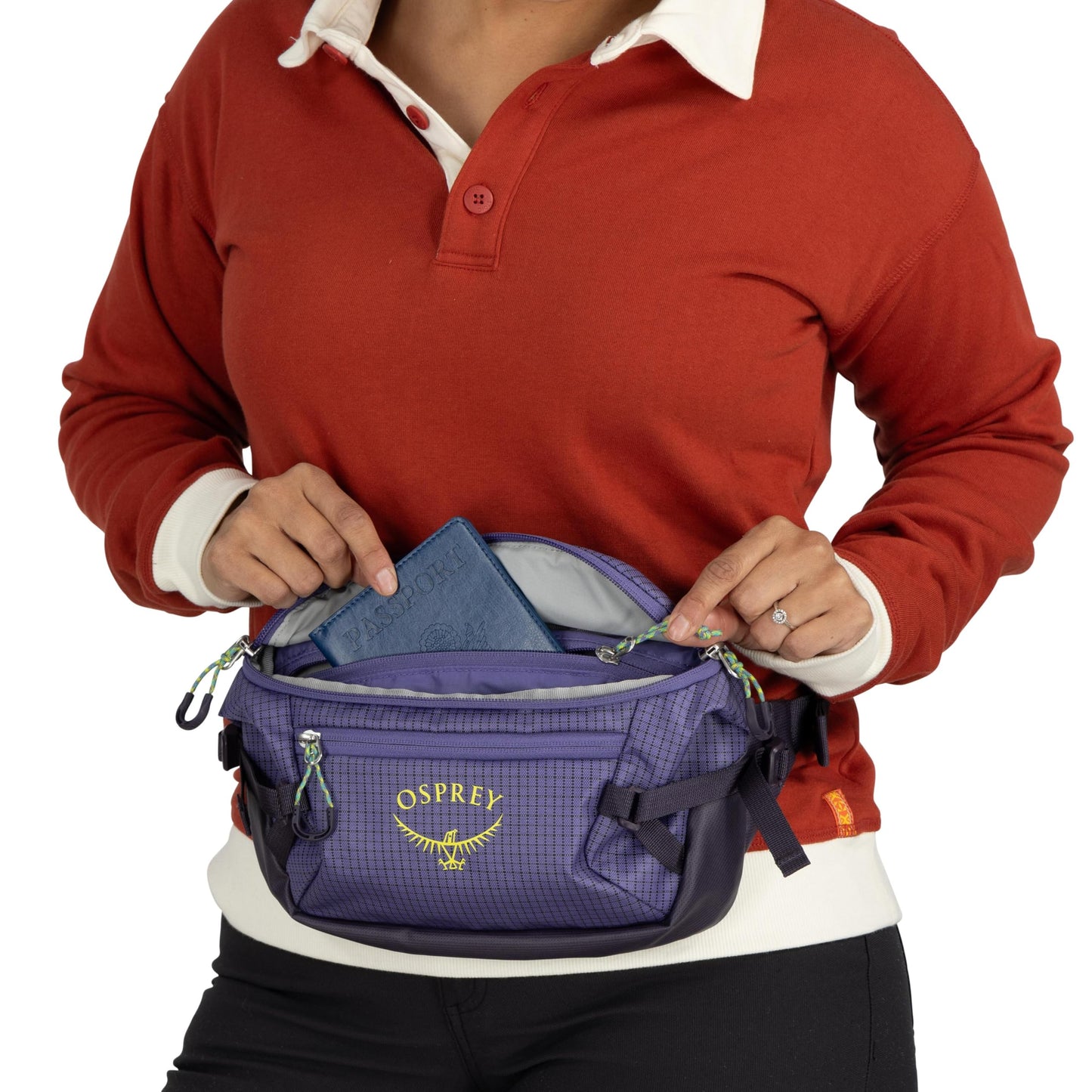 Osprey Transporter Commuter Waist Pack, Pine Leaf