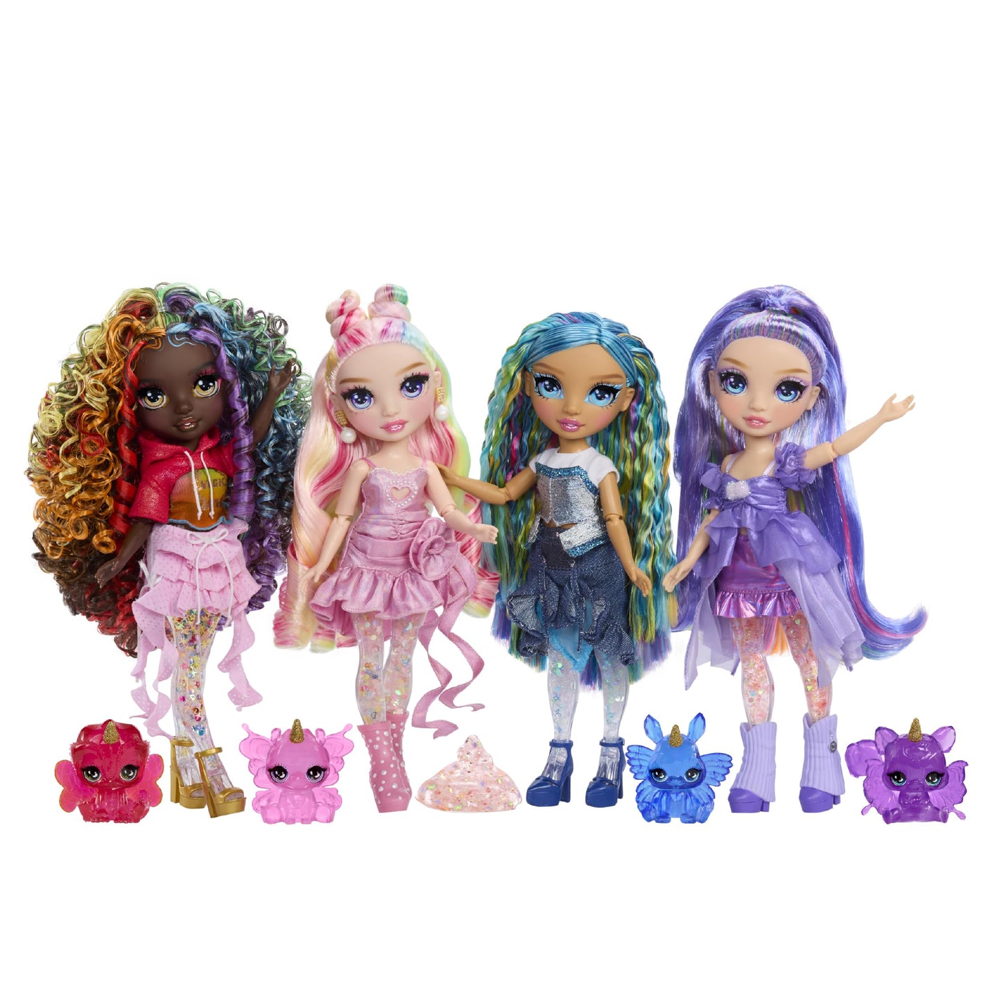 Rainbow High Rainbow Shimmers with Slime – Skyler, Blue 11” Fashion Doll, Create a Rainbow Doll, Slime Kit, Pet Bunny, Kids Gift 4+