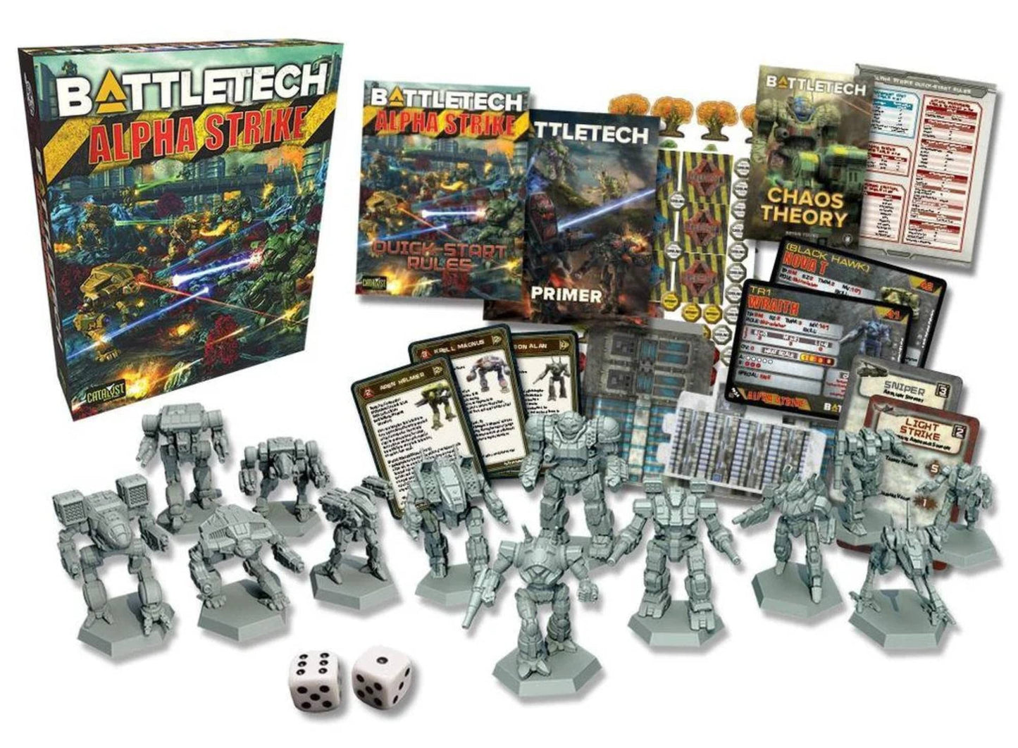 Catalyst Game Labs BattleTech Alpha Strike Box Set – Sci-Fi Mech Miniatures Wargaming - Fast Play Starter Set for Strategy Game Enthusiasts, Brown