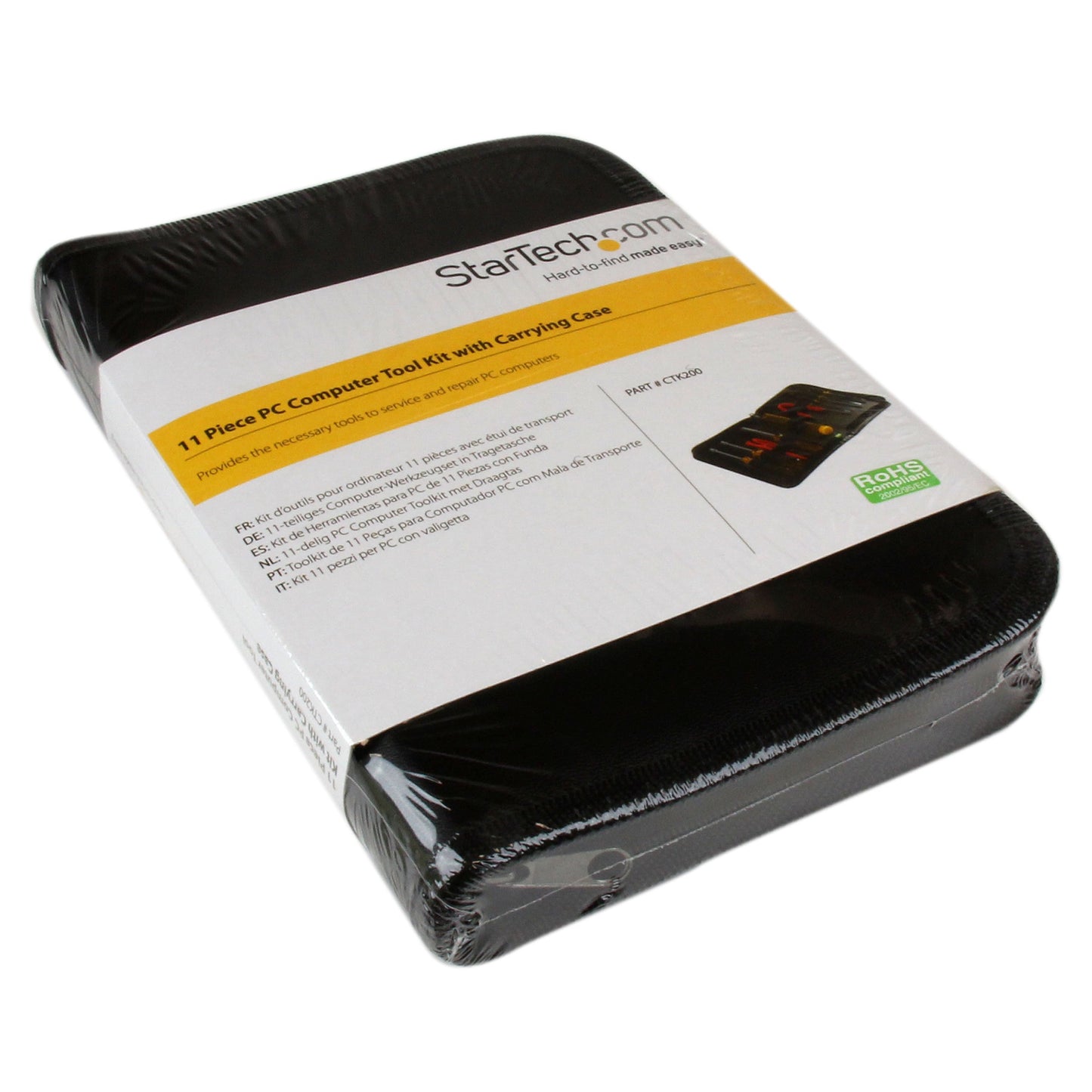 StarTech.com PC Computer Tool Kit with Carrying Case, 11-Piece CTK200