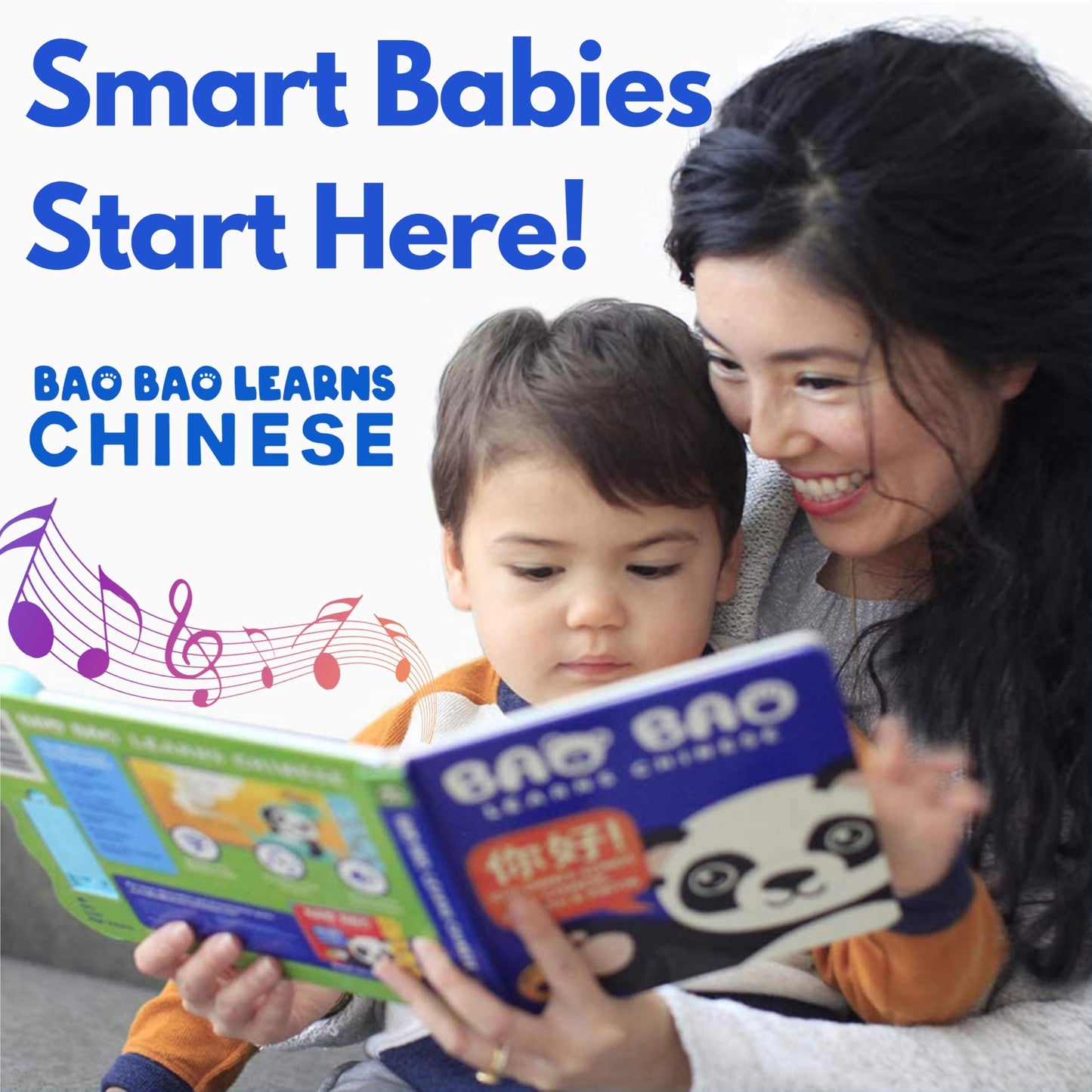 Bao Bao Learns Chinese Vol. 2 | Musical Chinese Book & Bilingual Toy Gift for Babies & Toddlers; Learn Chinese Nursery Rhymes for Kids; Mandarin Chinese Board Book for Learning Chinese