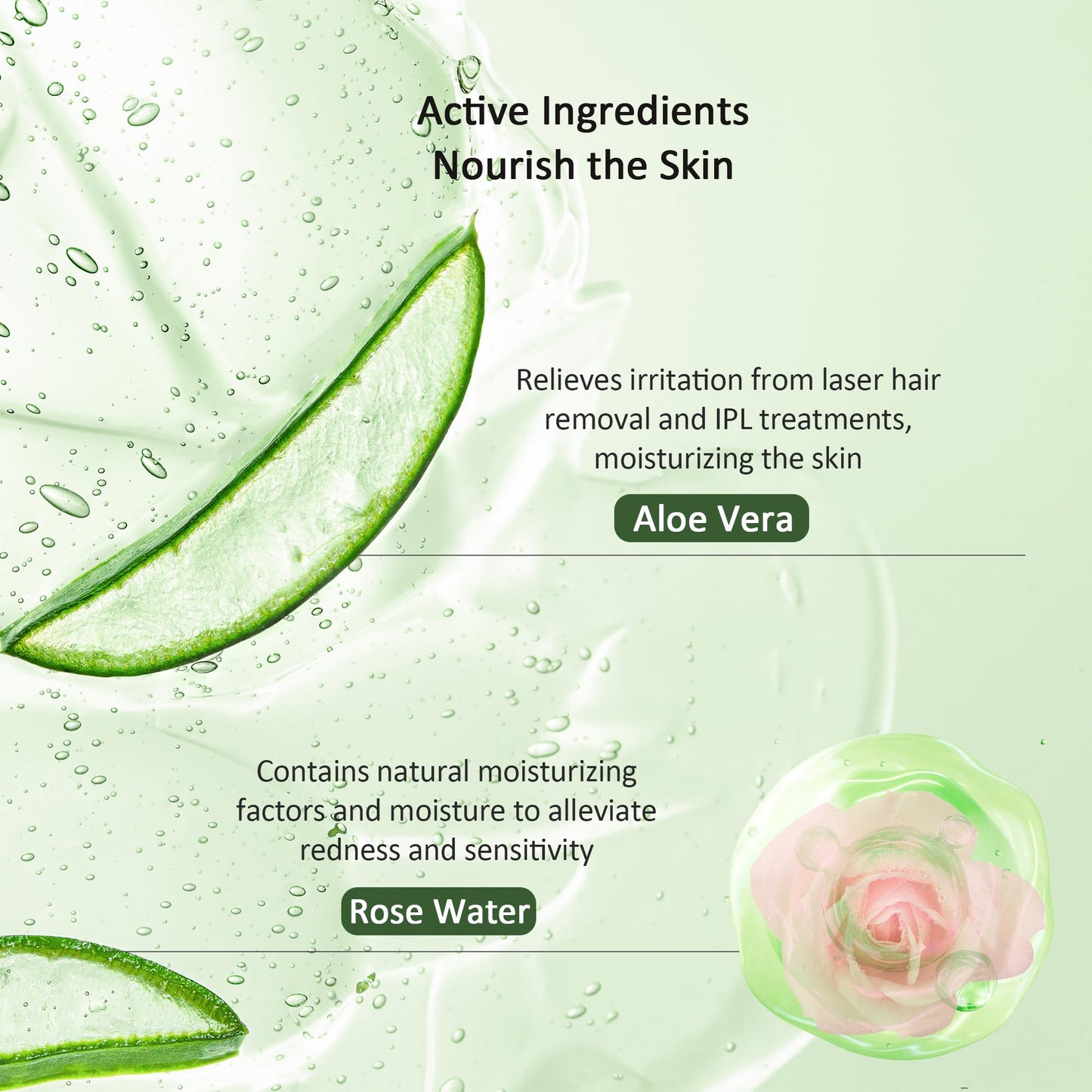 2.5L Large Aloe Vera Conductive Gel for Face and Body, Paraben Free, Cooling Gel Use with Laser Hair Removal Machine and Home Beauty Device, Soothing Hydrating Suitable Beauty Salon Spa Supplies