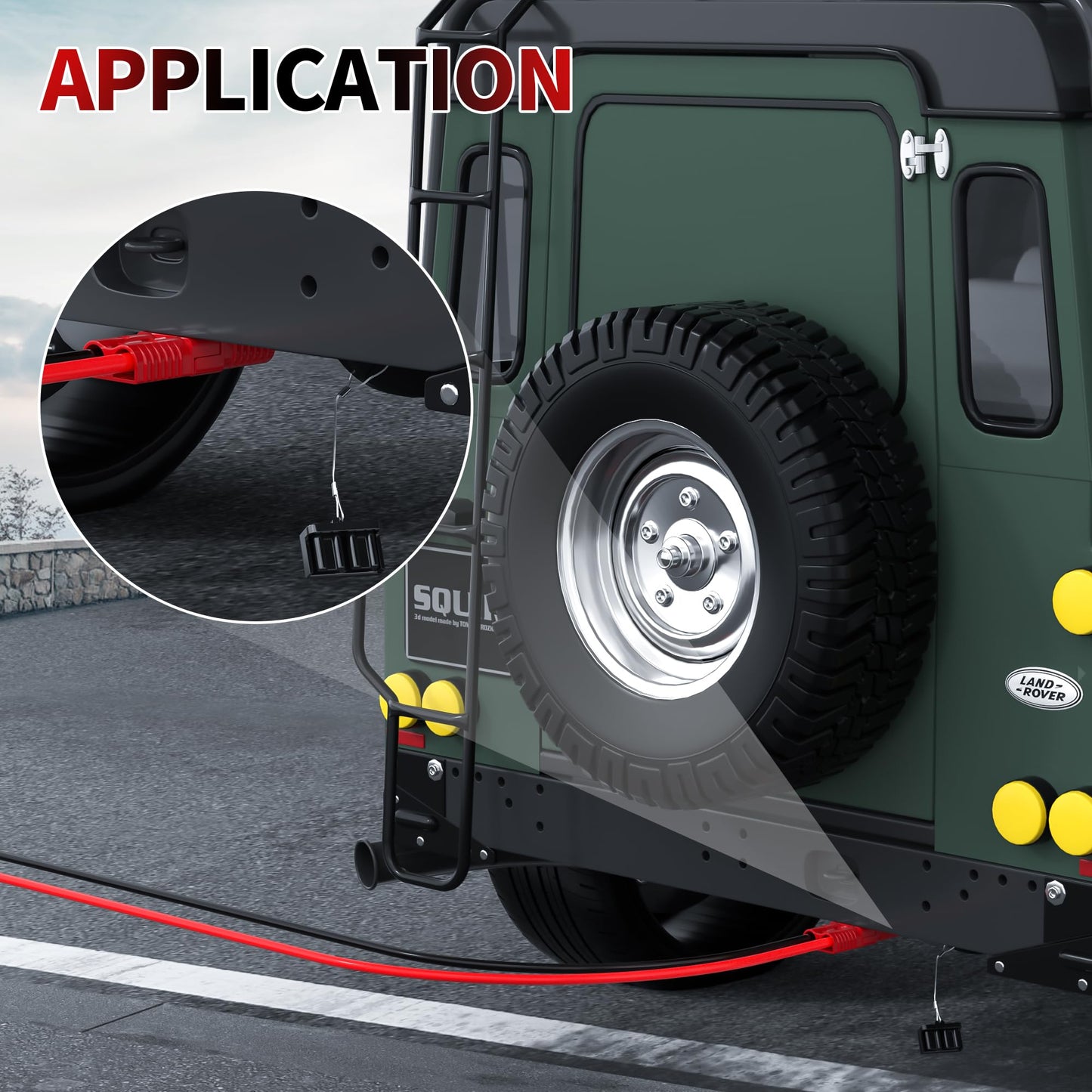 RVBOATPAT 175A Battery Quick Connect/Disconnect, 1/0 AWG Wire Harness Plug Connector 12V Battery Cable Connector for Trailer Towing Winch Quick Connect Systems - 6 PCS
