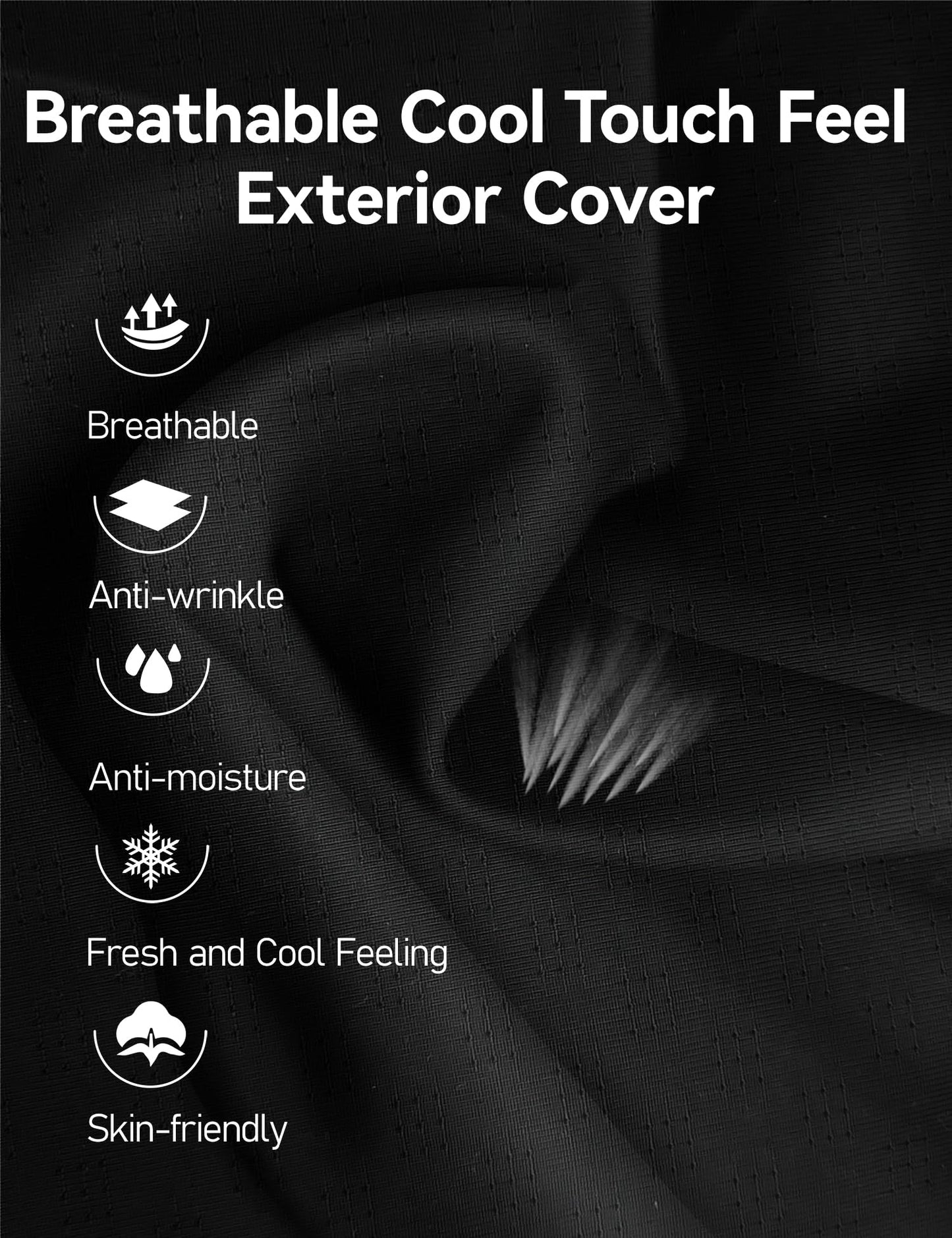 TRAVEL EASE Ergonomic Lumbar Support Cushion, Gel and Memory Foam Back Support Cushion for Office Chairs with Skin-Friendly Cover for Comfort (Black)
