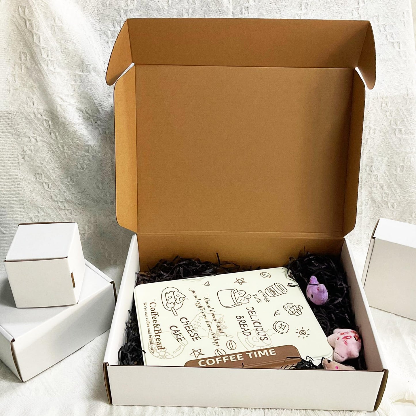 13x10x3 inch Shipping Boxes, White Corrugated Cardboard Box Literature Mailing Shipping Packaging Recyclable Storage Boxes and Craft Gifts Giving Products Business White Box Set of 20((13''x10''x3'')