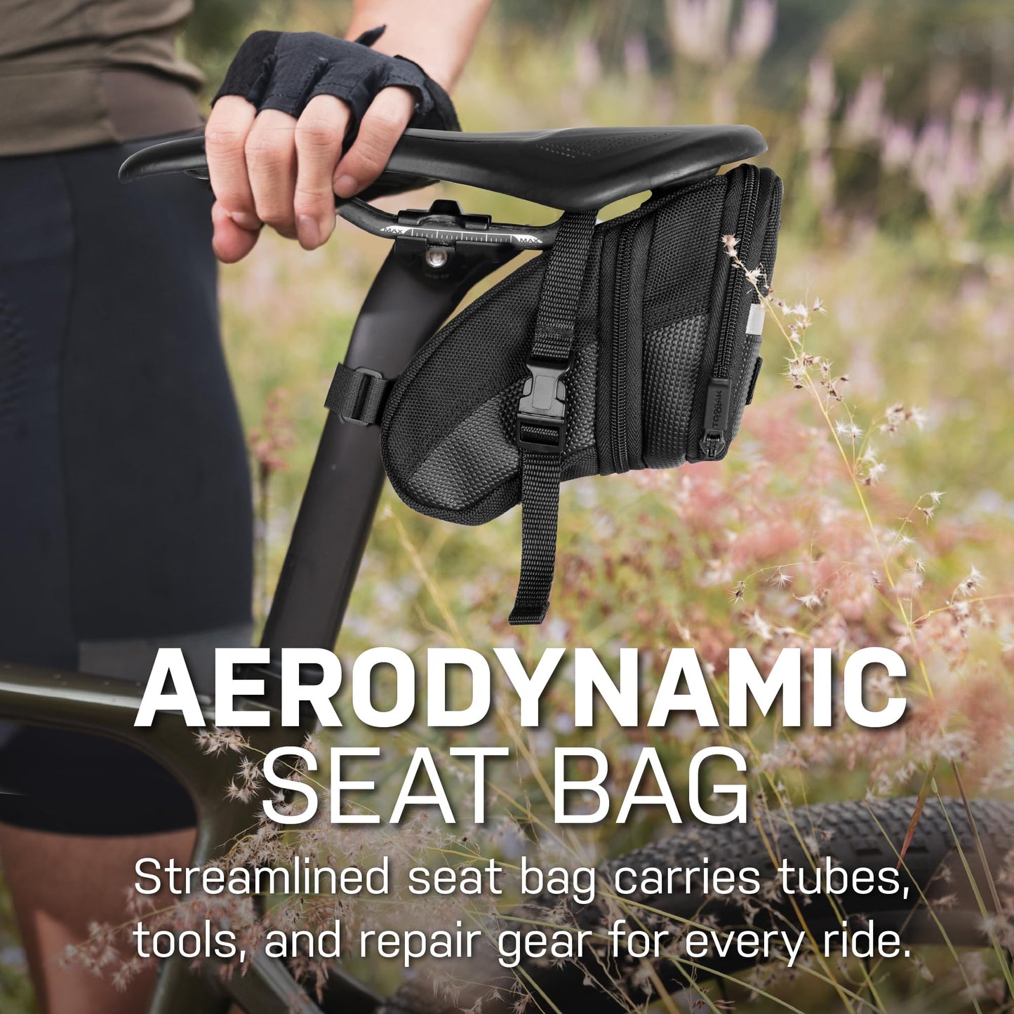 Topeak Aero Wedge Pack with Buckle, Medium