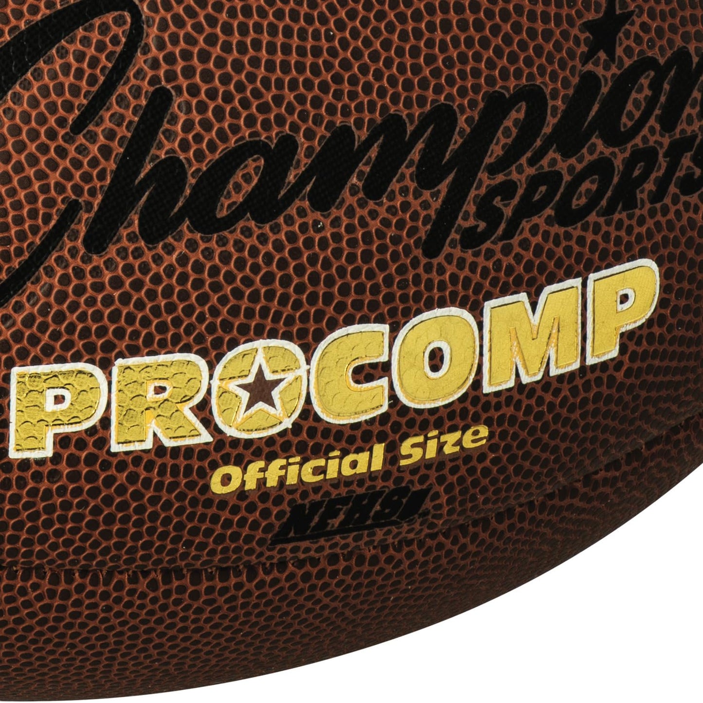 Champion Sports Official Size Composite Football, Brown
