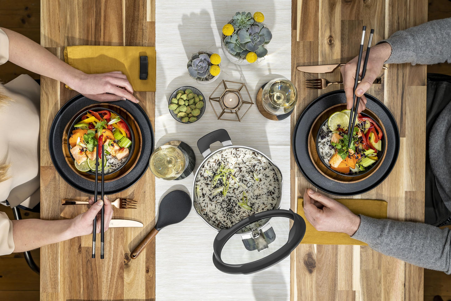 ZWILLING Chopsticks and Spoons Set, Silver, Regular