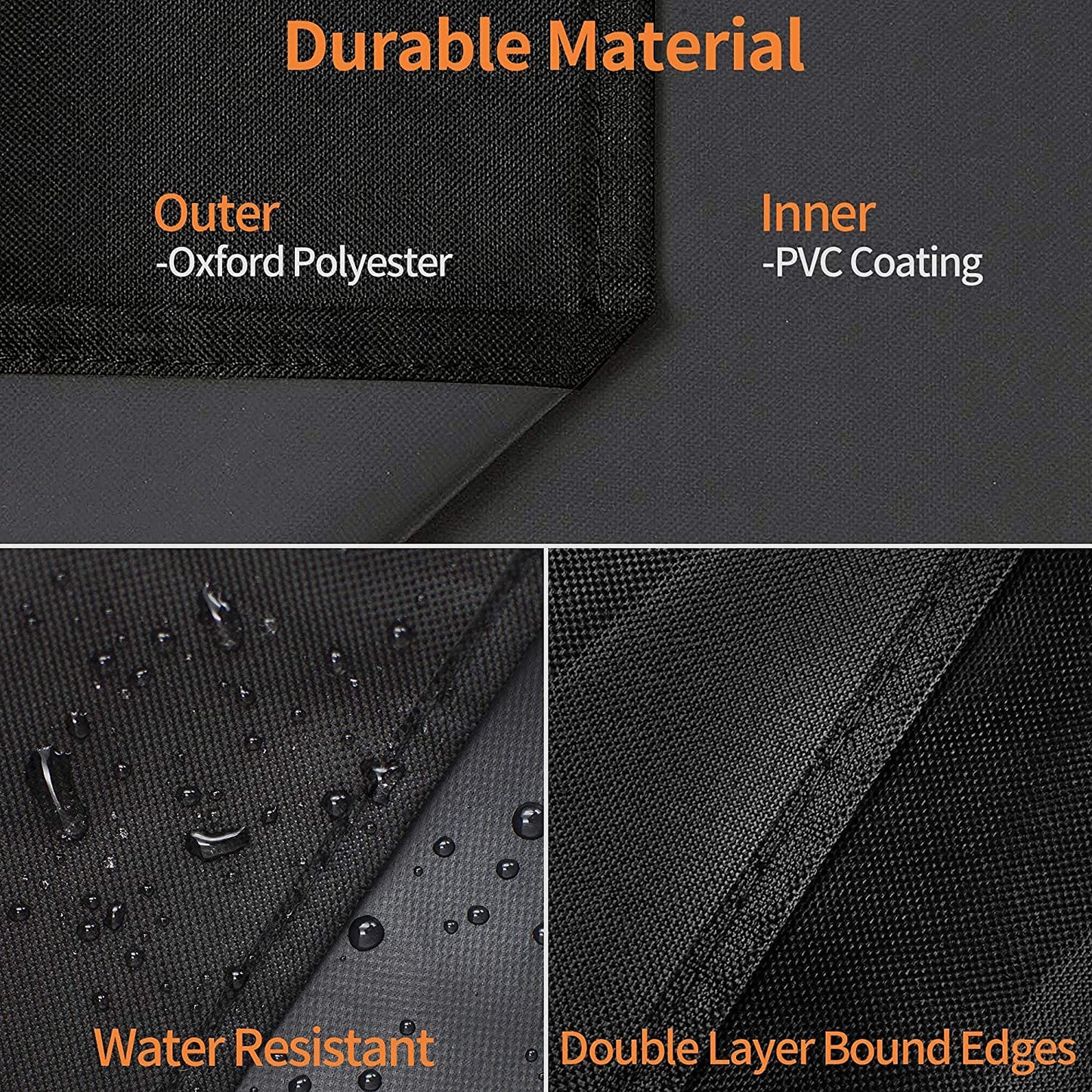 Heavy Duty 600D Polyester Cover Compatible with Traeger Grills BAC761 Woodridge Pellet Grill and Smoker TFB86MLH All Weather Grill Cover Accessory Replacement