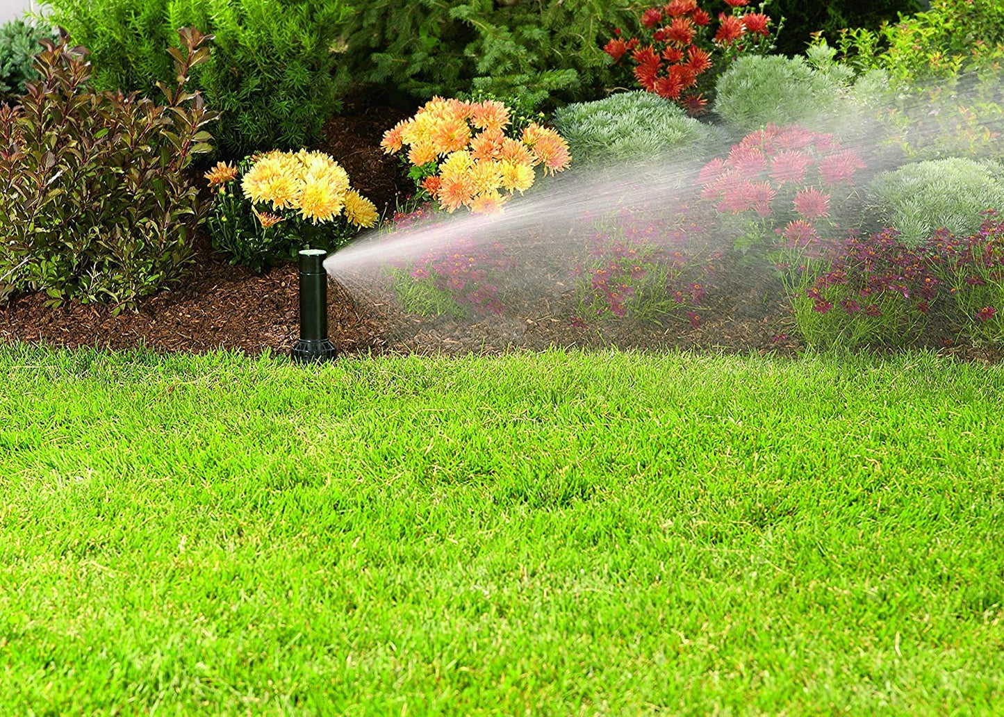 Orbit Watermaster 55461 Voyager 4-Inch Adjustable Pop-Up Gear Drive Sprinkler Head, 2-Pack