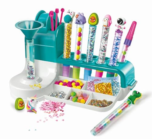 Clementoni - Idea - L'Atelier des Stylos - Coffret Créatif - Ensemble d'Artisanat pour Créer Accessoires Pesonalisés - Jeu Éducatif - À partir de 6 Ans - Français - 52769