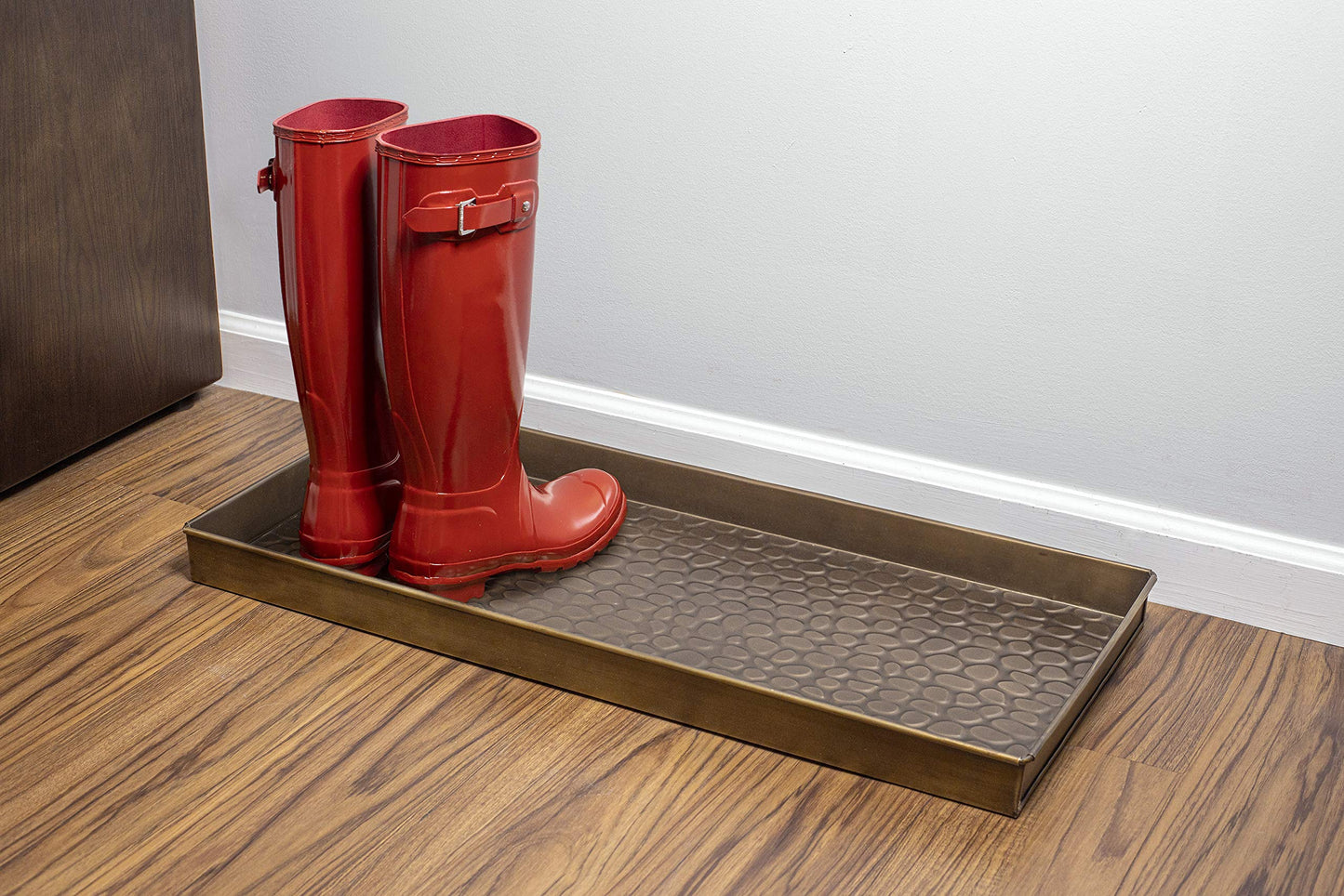 Good Directions 208BR Pebbles Boot Tray, Brass