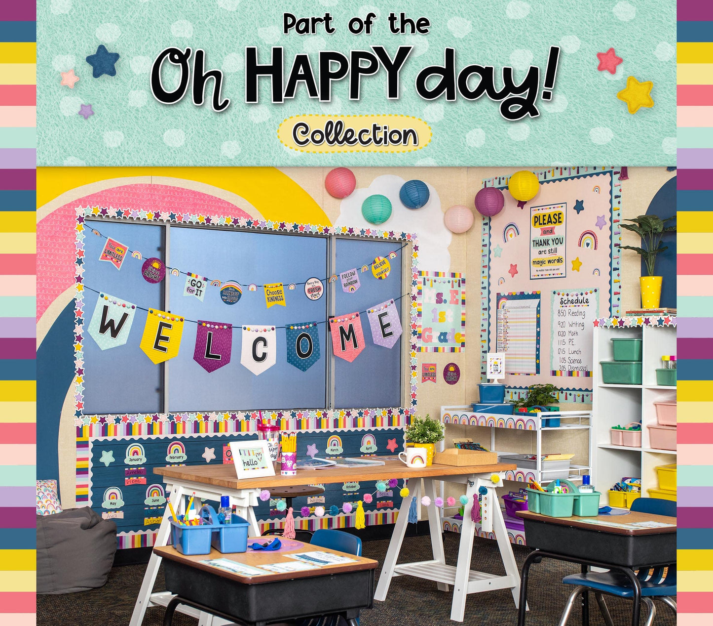 Oh Happy Day Calendar Bulletin Board